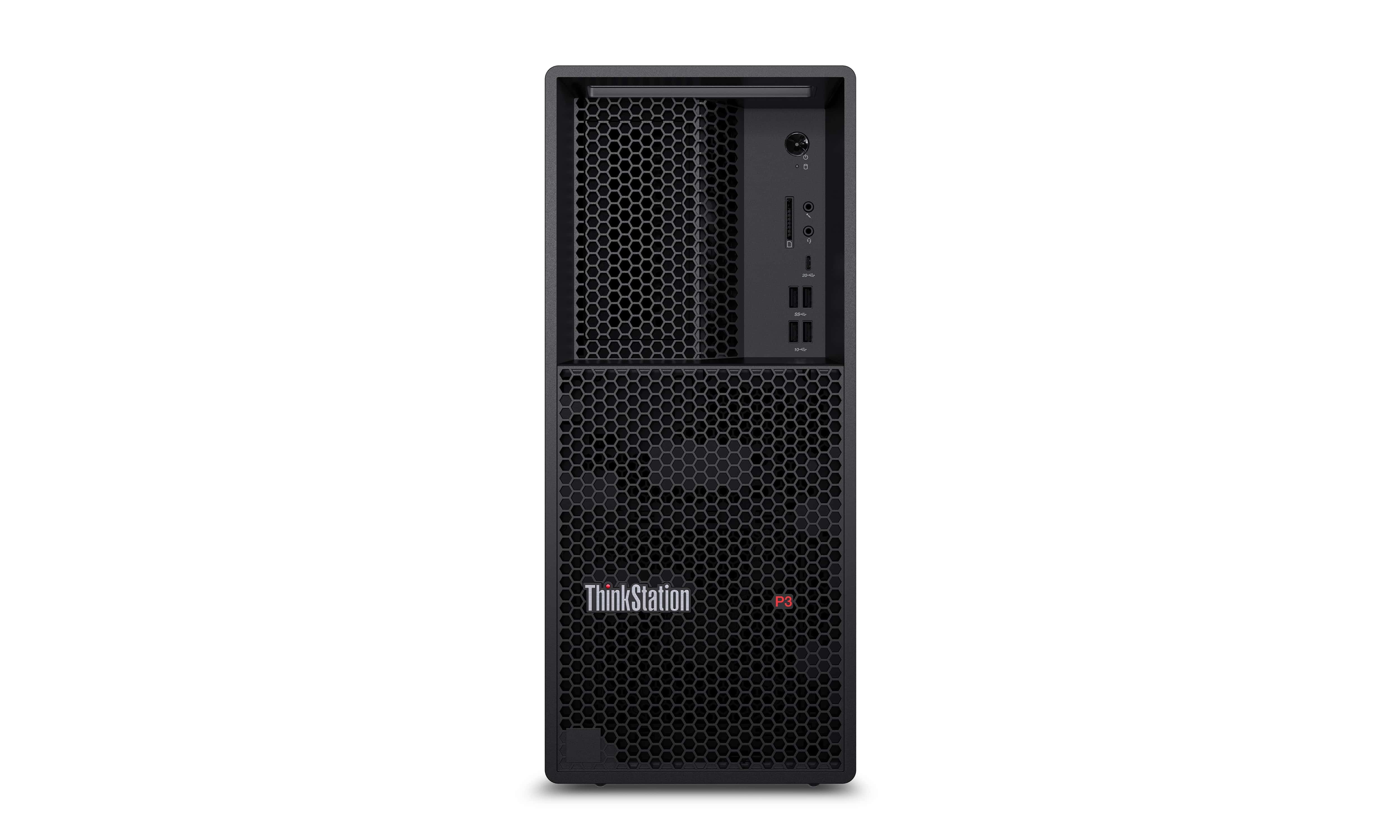 Lenovo ThinkStation P3 Tower Gen 2 Intel Core Ultra 9 285K 64 GB DDR5-SDRAM 1 TB SSD NVIDIA RTX PRO 4000 Blackwell Windows 11 Pro Workstation Zwart (30HT006GGE) thumbnail