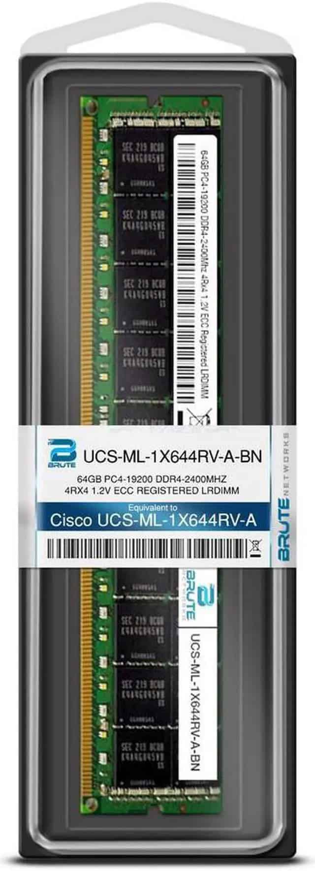 CISCO 64GB (1*64GB) 4RX4 PC4-19200T-L DDR4-2400MHZ LRDIMM (UCS-ML-1X644RV-A) thumbnail