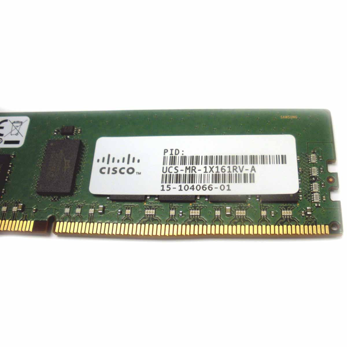 CISCO 16GB (1*16GB) 1RX4 PC4-19200T-R DDR4-2400MHZ RDIMM (UCS-MR-1X161RV-A) thumbnail