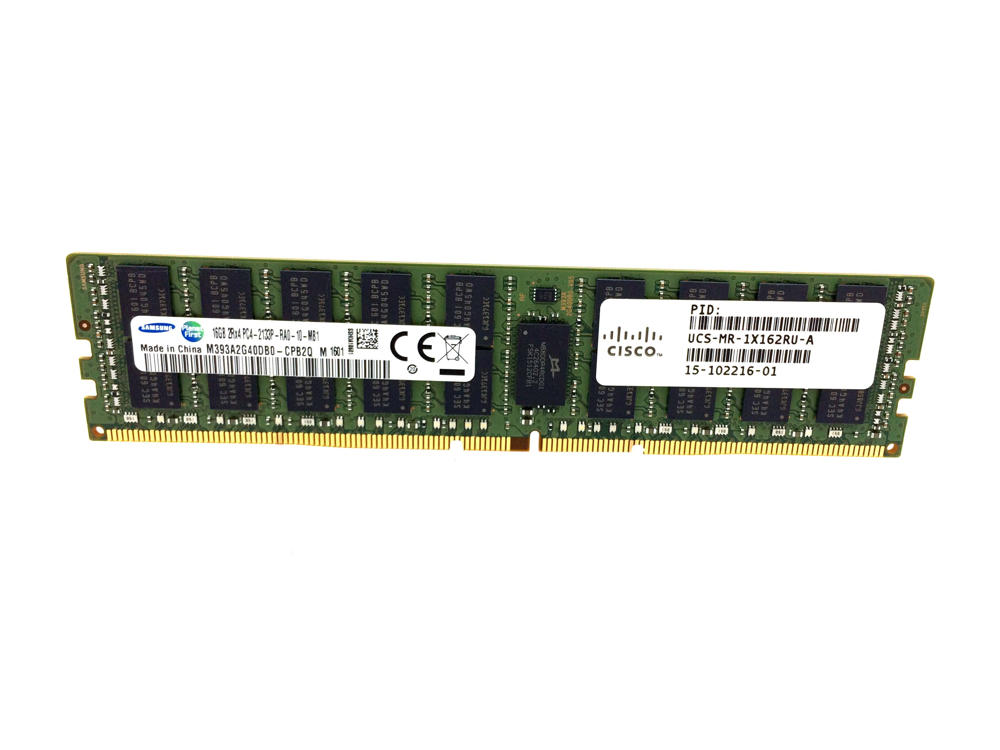 CISCO 16GB (1*16GB) 2RX4 PC4-17000P-R DDR4-2133MHZ RDIMM (UCS-MR-1X162RU-A) thumbnail
