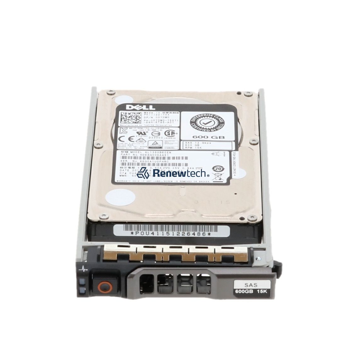 Dell 600GB 15K 2.5 SAS 12G 400-AIYU (400-AIYU-RFB) thumbnail