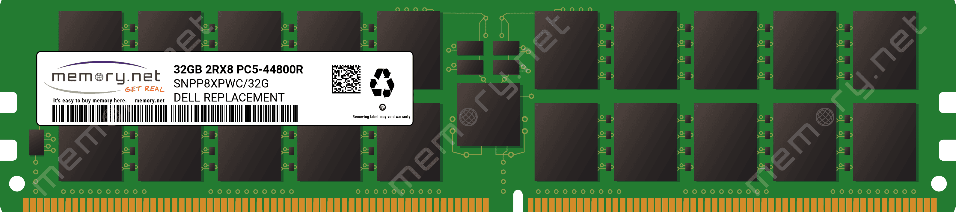 Dell 32GB 2Rx8 PC5-44800R (SNPP8XPWC/32G-RFB) thumbnail