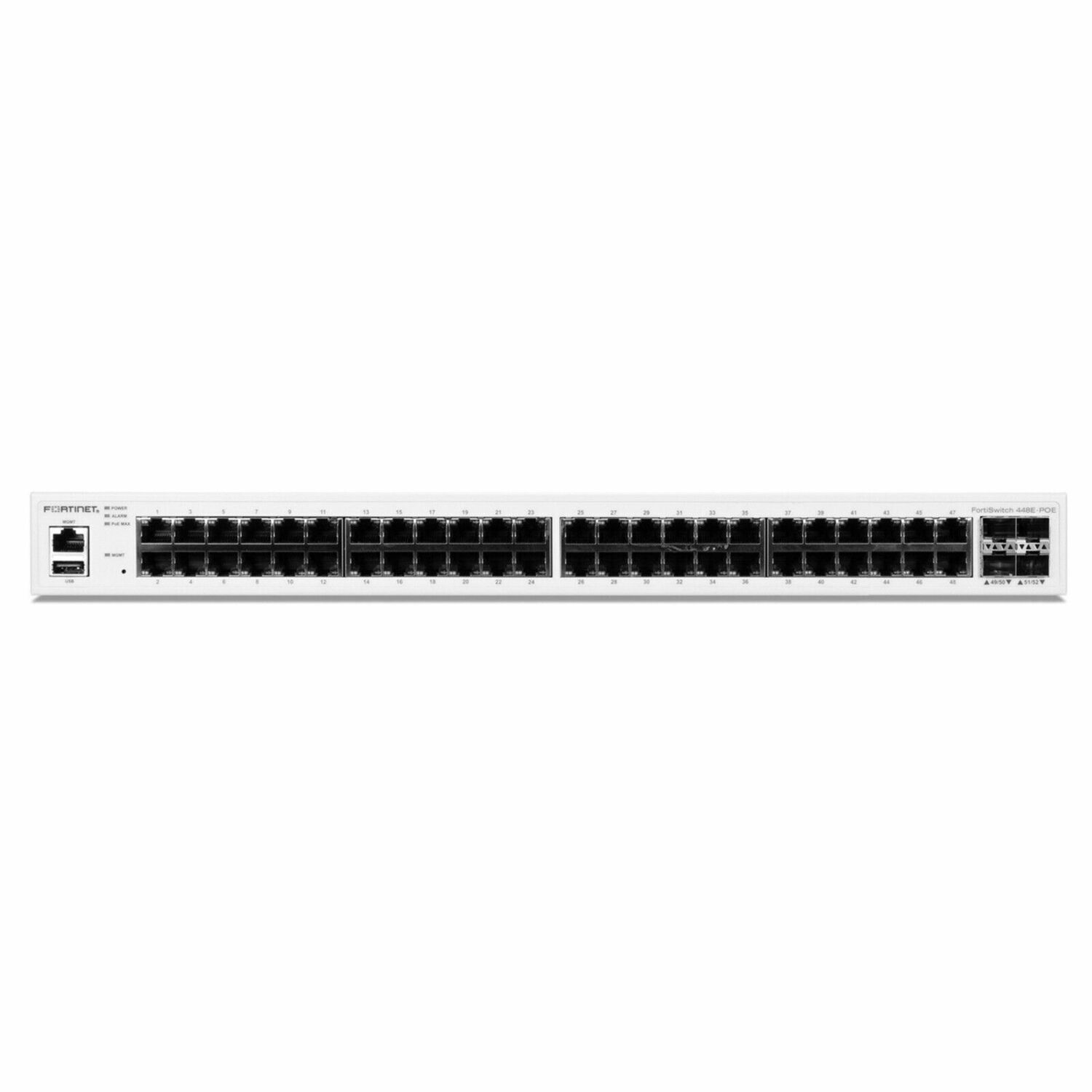 Fortinet FortiSwitch-148F-FPOE is a performance/price competitive L2+ management switch with 48x GE port + 4x SFP+ port + 1x RJ4 (FS-148F-FPOE) thumbnail