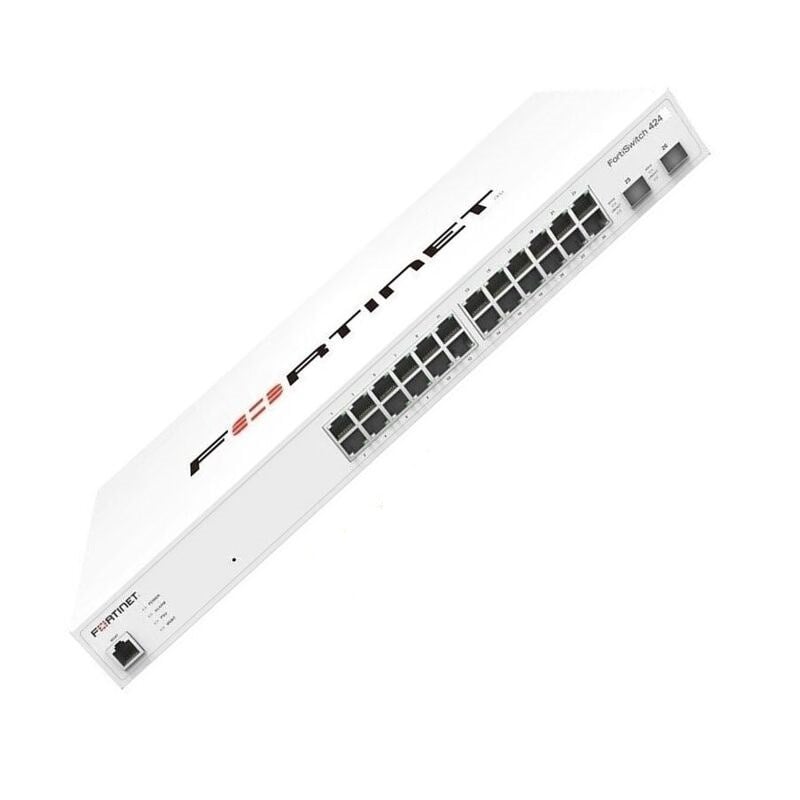 Fortinet Layer 2/3 FortiGate switch controller compatible PoE+ switch with 24 x GE RJ45 ports, 4 x 10 GE SFP+, with automatic Ma (FS-424E-FPOE) thumbnail