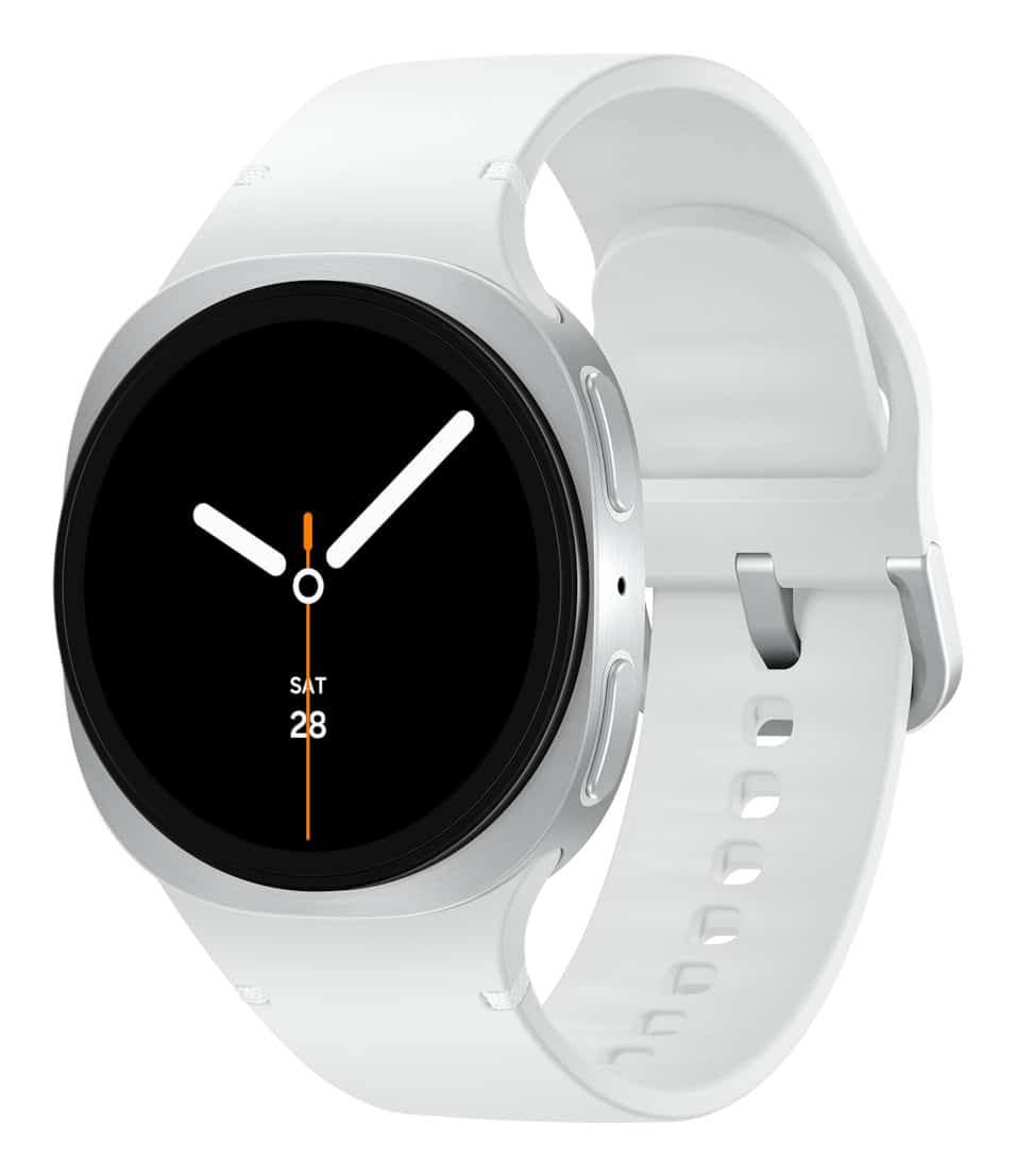 Samsung Galaxy Watch 8 3,3 cm (1.3") AMOLED 40 mm Digitaal 438 x 438 Pixels Touchscreen 4G Zilver Wifi GPS (SM-L325FZSADBT) thumbnail
