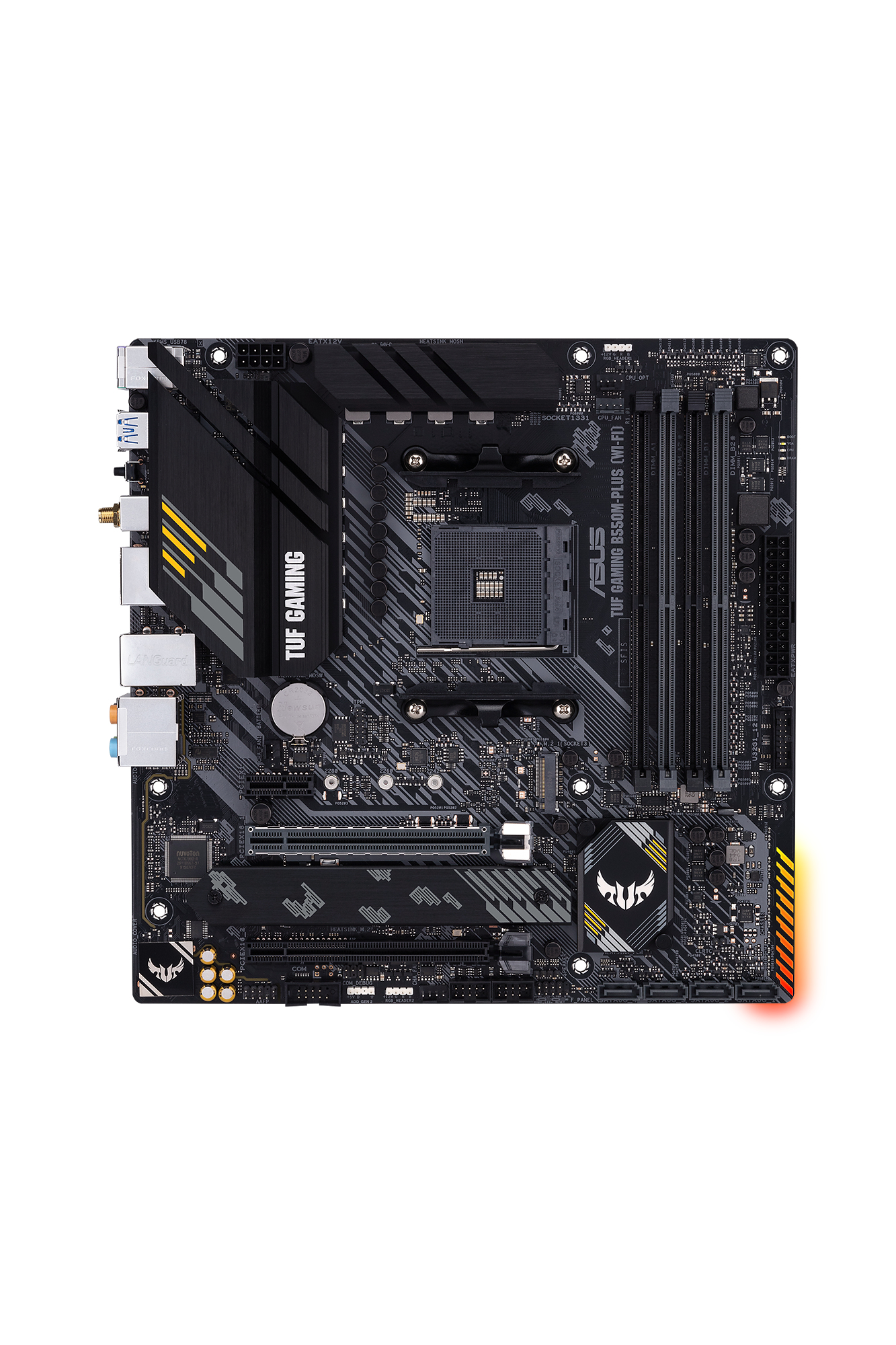 ASUS TUF GAMING B550M PLUS (WI-FI) AMD B550 Socket AM4 micro ATX (TUF GAMING B550M-PLUS) thumbnail
