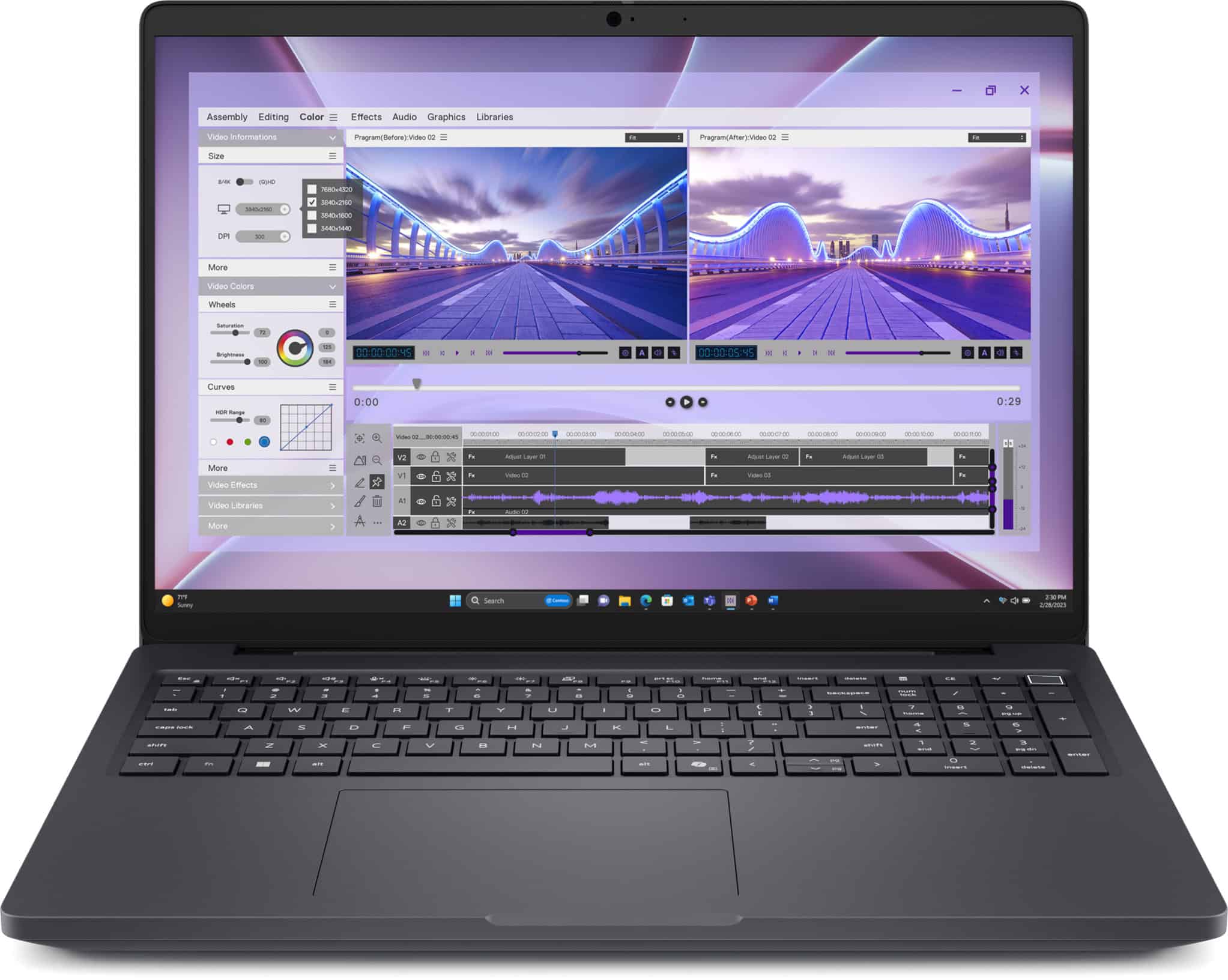 DELL Pro Max 16 MC16250 Intel Core Ultra 7 265H Mobiel werkstation 40,6 cm (16") Full HD+ 32 GB DDR5-SDRAM 1 TB SSD NVIDIA RTX PRO 500 Blackwell Wi-Fi 7 (802.11be) Windows 11 Pro Belgisch Zwart (44J6T) thumbnail