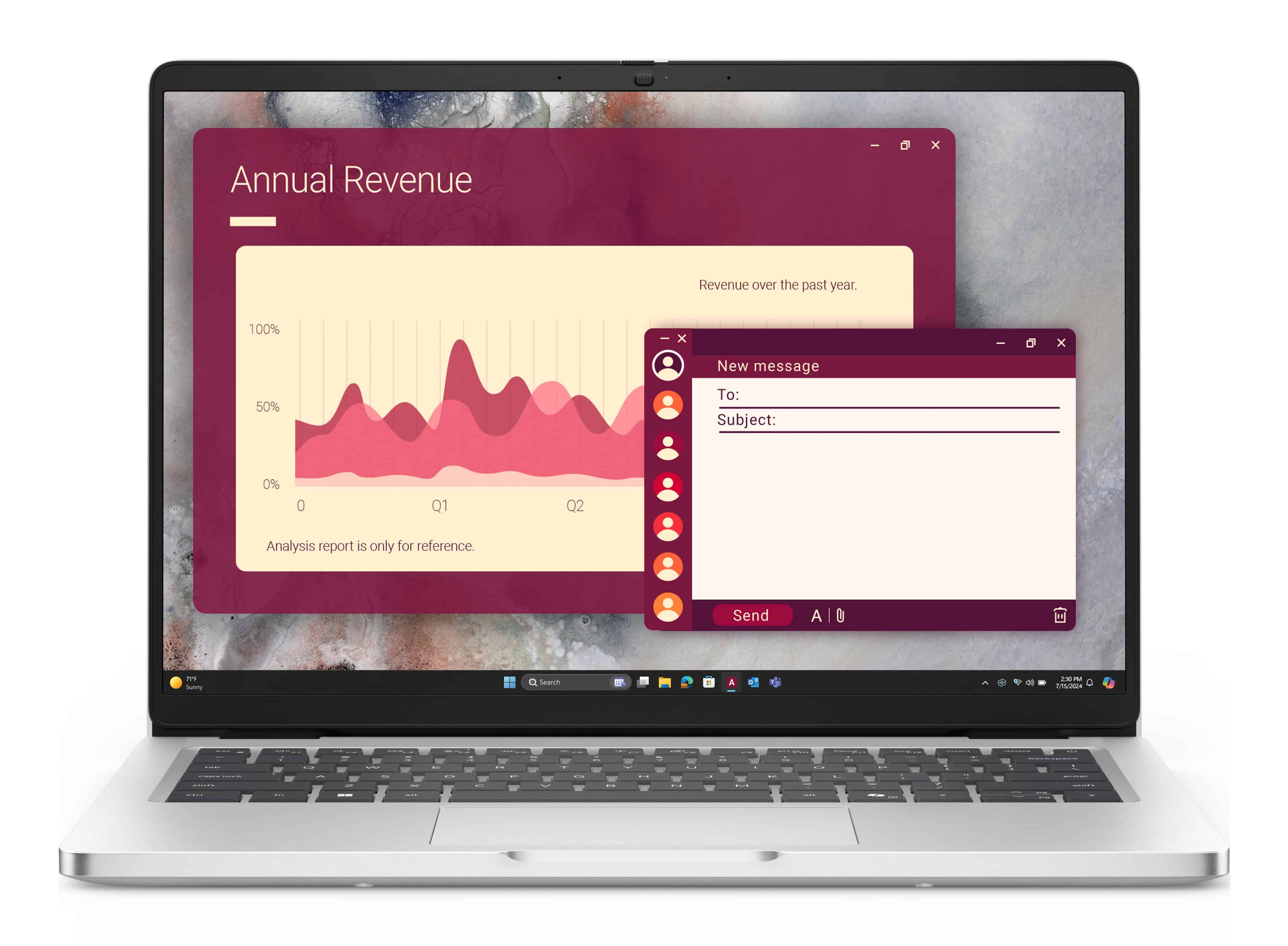 DELL Pro 14 PC14250 Intel Core Ultra 5 235U Laptop 35,6 cm (14") Full HD+ 16 GB DDR5-SDRAM 512 GB SSD Wi-Fi 6E (802.11ax) Windows 11 Pro US International Platina, Zilver (N9G7G) thumbnail