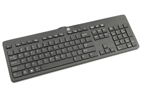 HP 803181-L31 toetsenbord Kantoor USB QWERTY US International Zwart (803181-L31) thumbnail