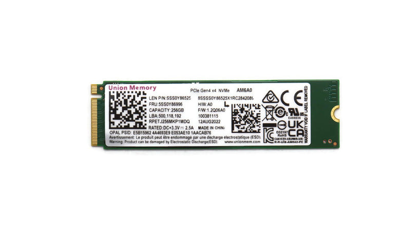 Lenovo SSD 256GB M.2 2280 PCIe 4x4 (5SS0V26464) (5SS0V26464) thumbnail