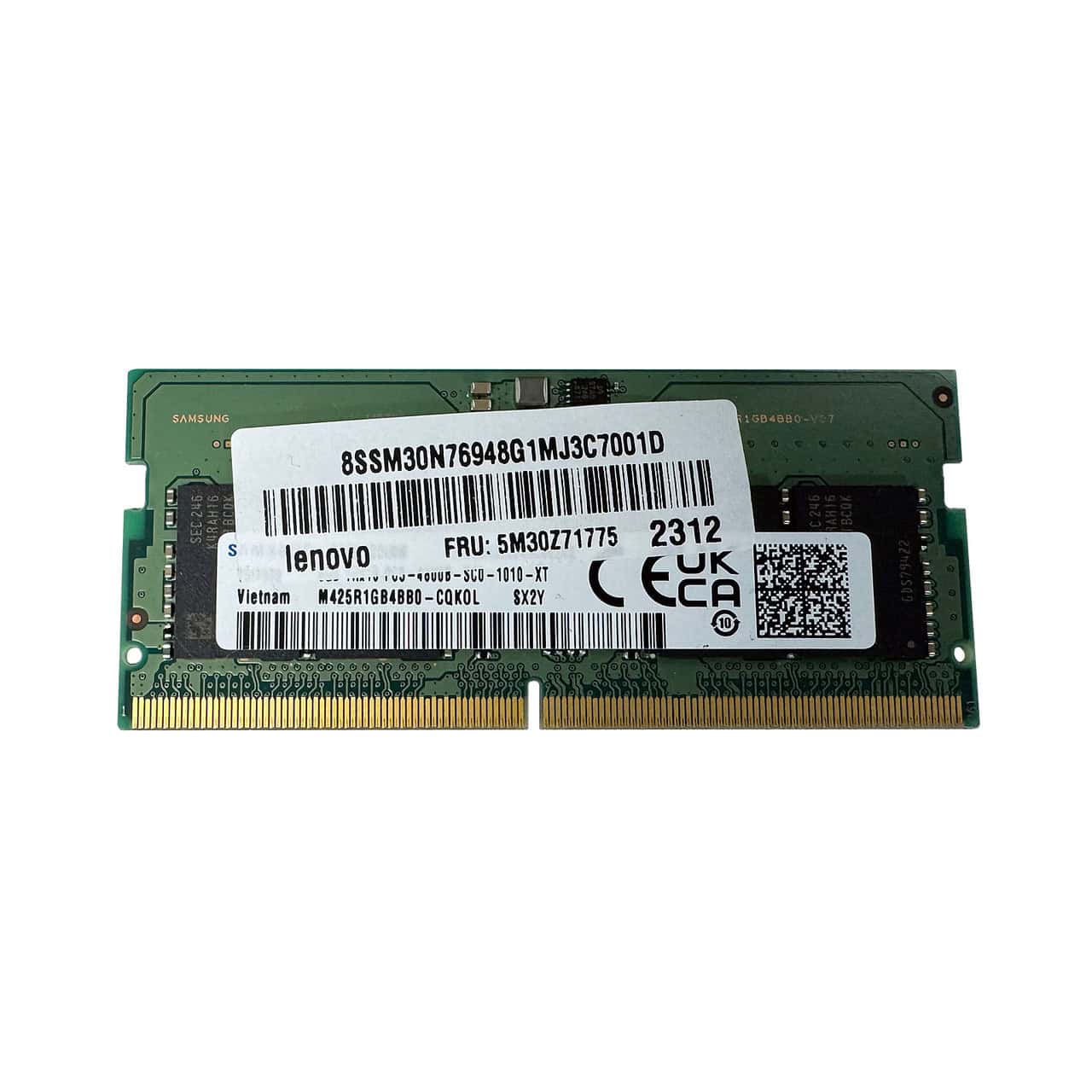 Dell Samsung M425R1GB4BB0-CQKOL Laptop Memory Module - 8 GB - DDR5 SDRAM - 4800 MHz - PC5-38400 - 1RX16 - 260 Pins - Non-ECC - S (M425R1GB4BB0-CQKOL) thumbnail