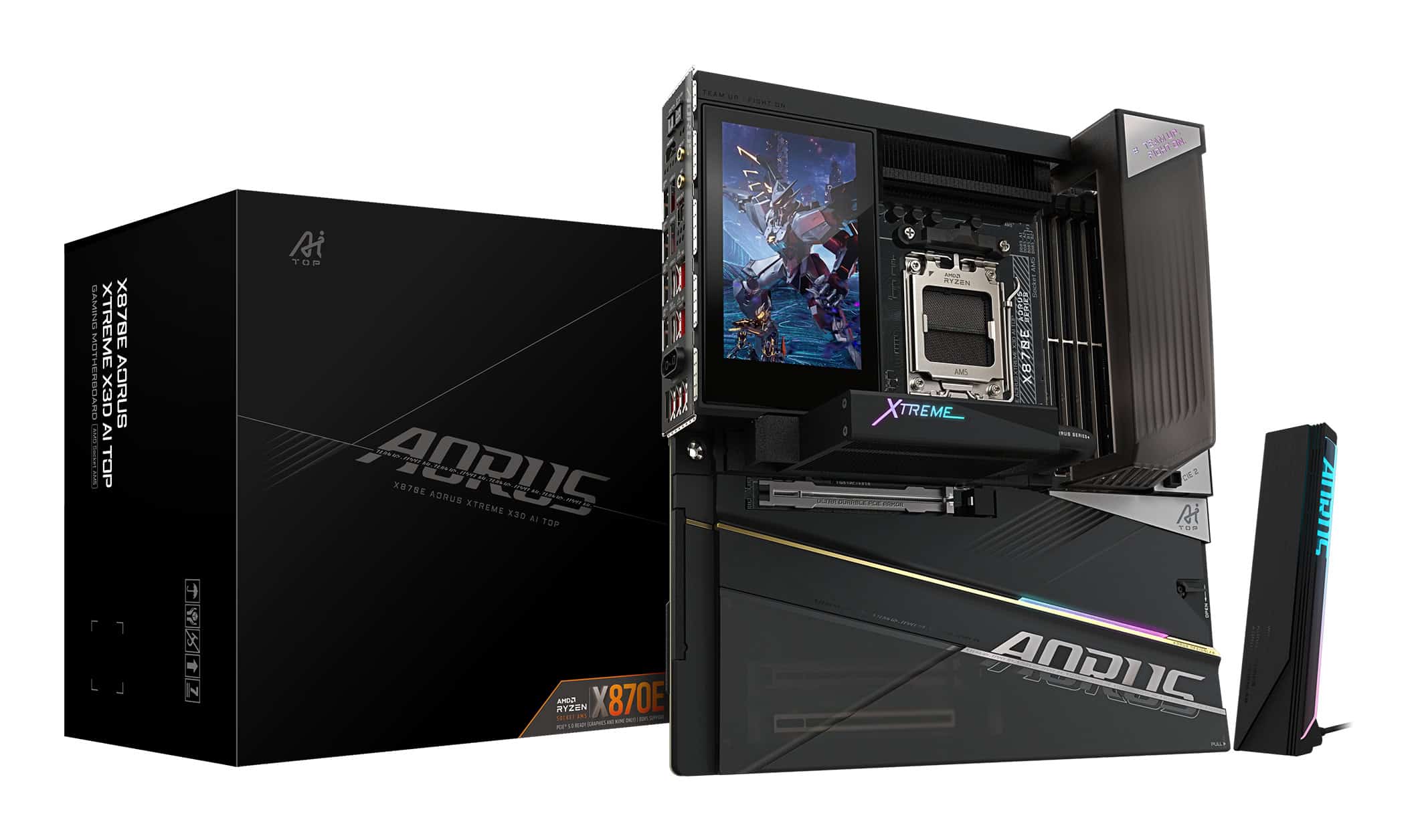 GIGABYTE X870E AORUS XTREME X3D AI TOP AMD X870E Socket AM5 Verlengd ATX (X870E A XTR X AI TOP) thumbnail