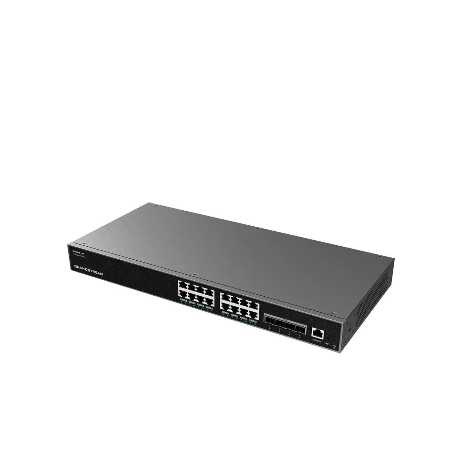 Grandstream Networks Grandstream GWN7812P - Switch - Enterprise, managed - L3 - managed - 16 x 10/100/1000 (PoE) (GWN7812P) thumbnail