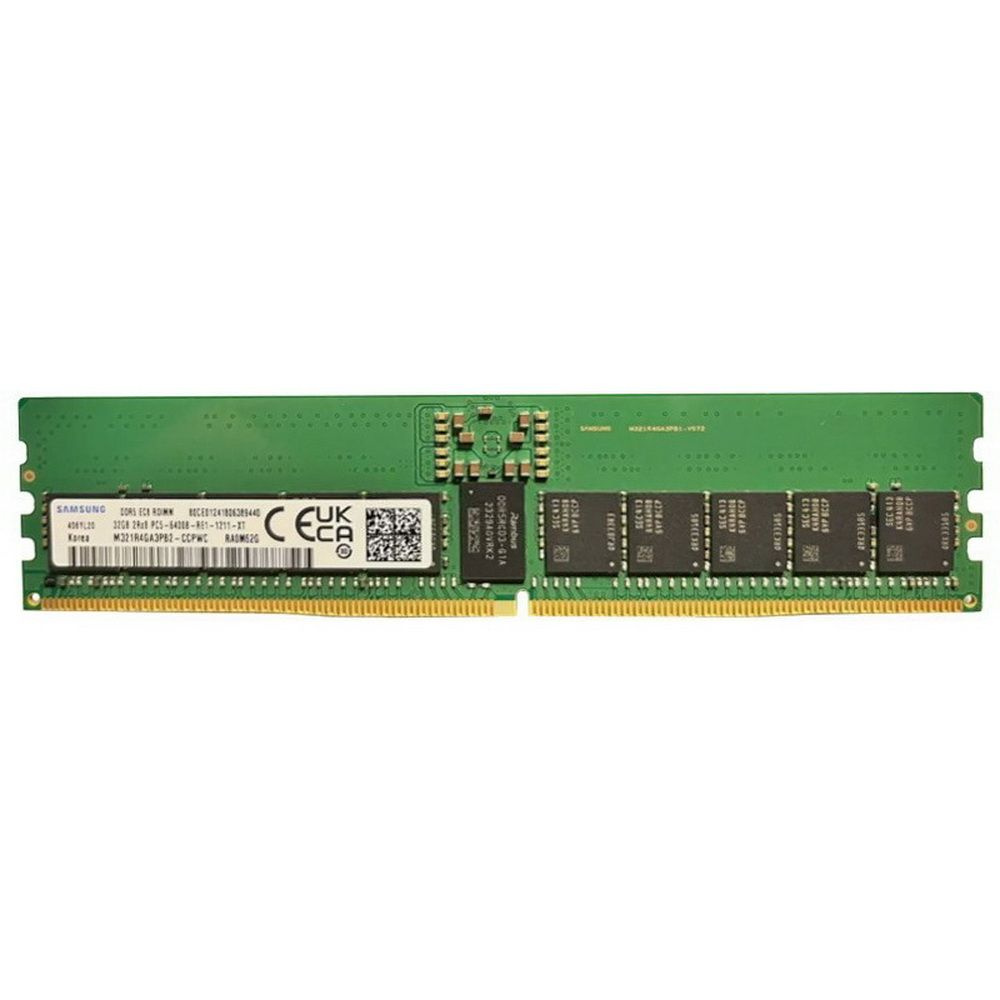 Samsung M321R4GA0PB2-CCP geheugenmodule 32 GB 1 x 32 GB DDR5 288-pin DIMM ECC (M321R4GA0PB2-CCP) thumbnail