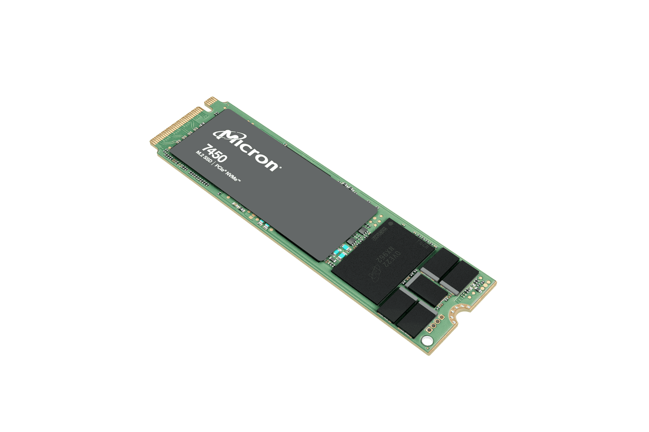 Micron 960GB SSD NVME M.2 PCIE 4.0 RI MTFDKBA960TFR 7450 PRO (MTFDKBA960TFR) thumbnail