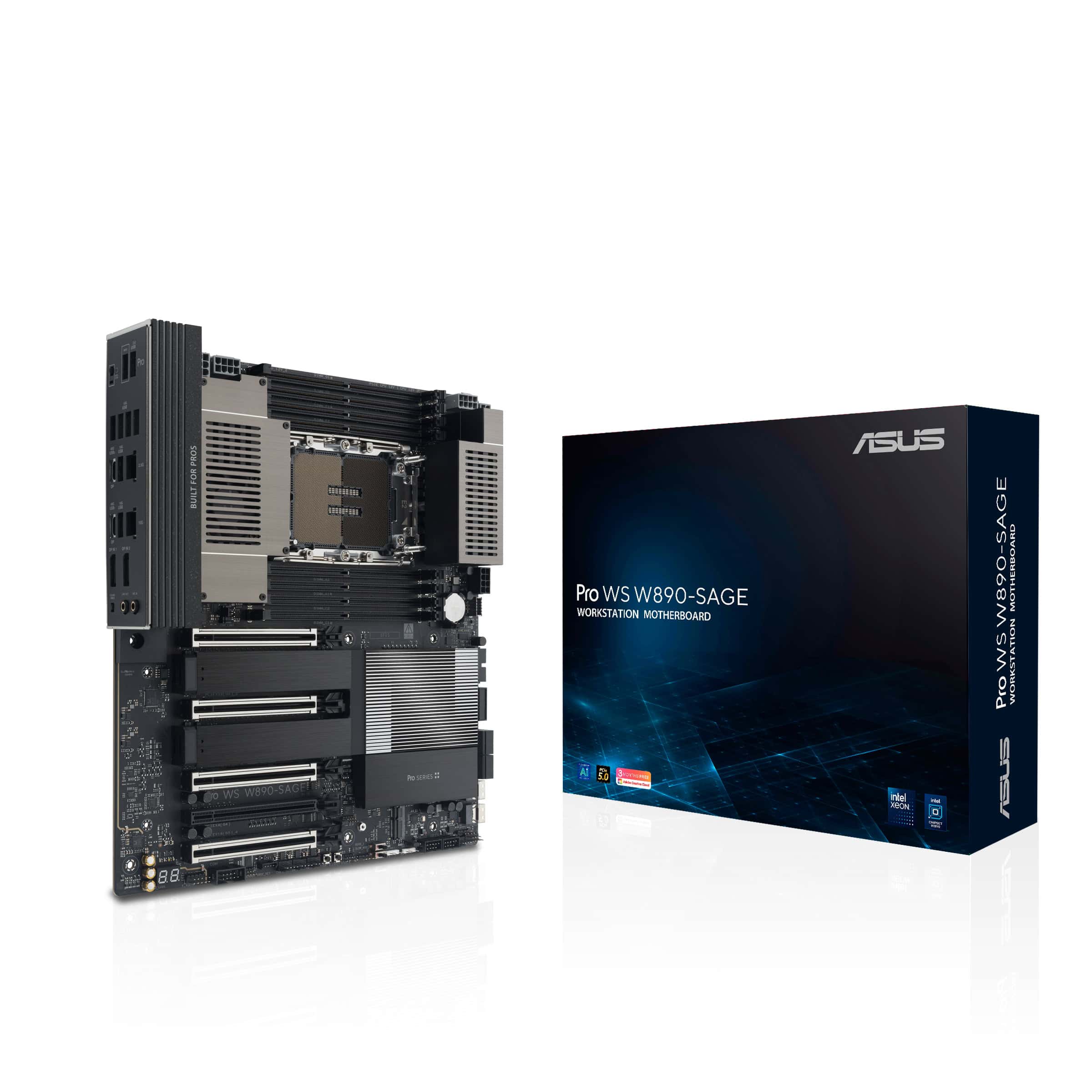 ASUS PRO WS W890-SAGE Intel W890 LGA 4710-2 CEB (90MB1MW0-M0EAY0) thumbnail