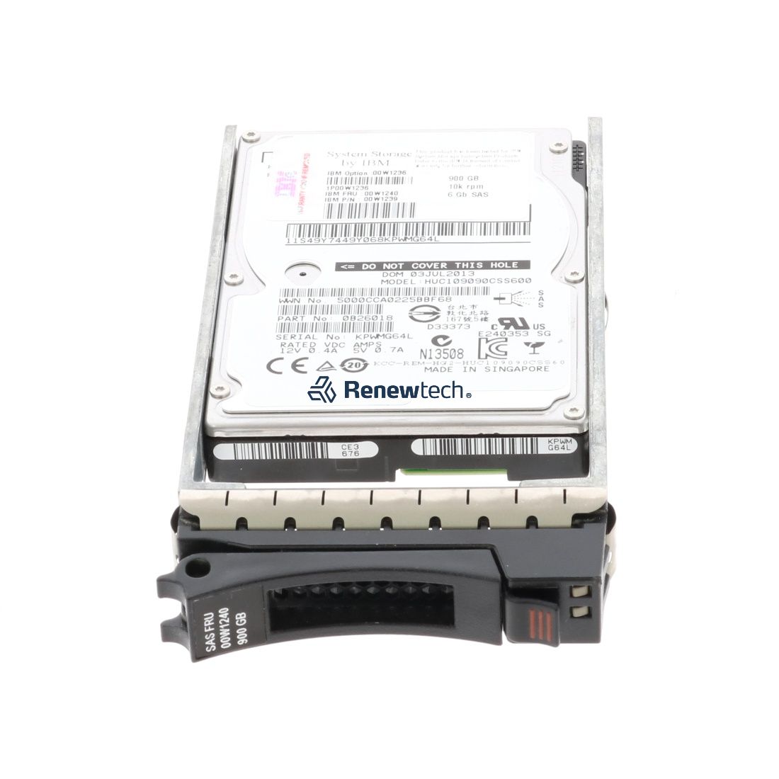 Lenovo IBM 900GB 10K 2.5  HDD (00W1240 00W1236) (00W1240 00W1236) thumbnail