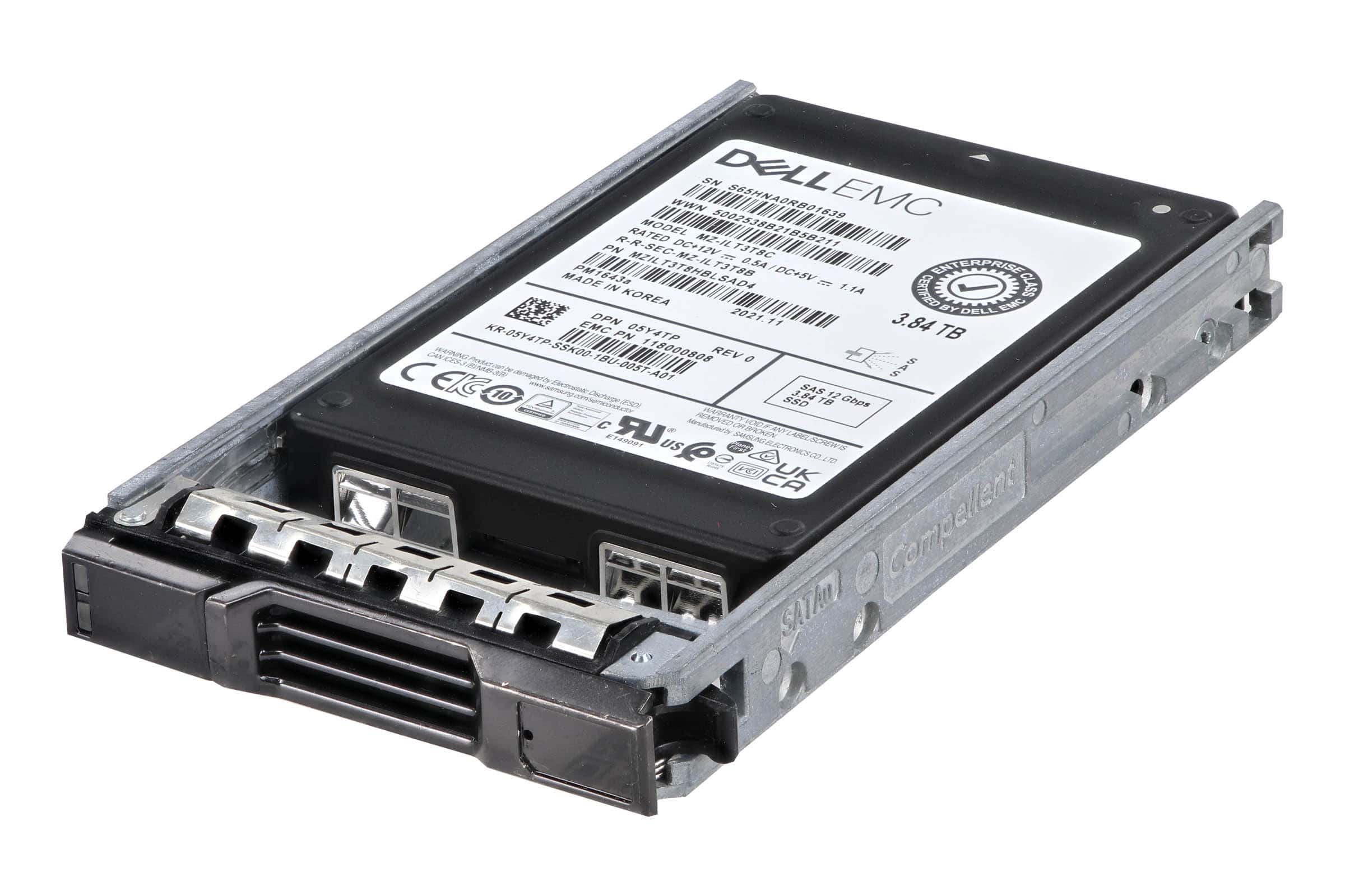 Dell 3.84TB SSD 2.5 SAS 12G RI (5Y4TP-COMPELLENT-RFB) thumbnail