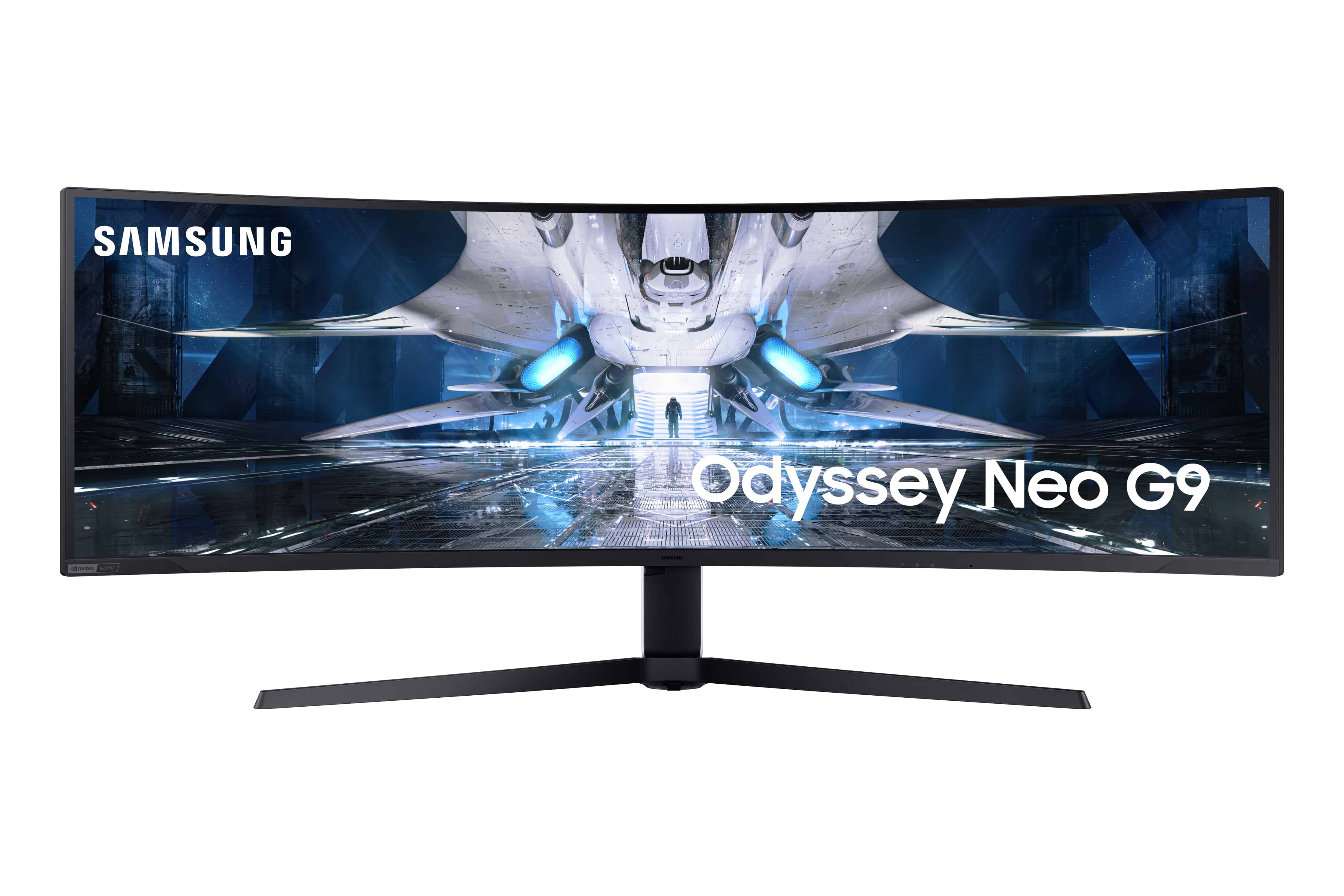 Samsung LS49AG950NUXEN computer monitor 124,5 cm (49) 5120 x 1440 Pixels DQHD QLED Wit (LS49AG950NUXEN) thumbnail
