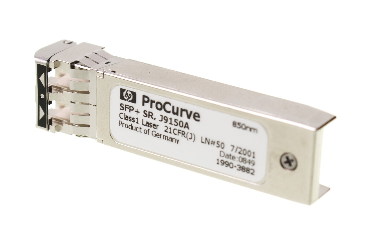 HPE TRANSCEIVER ARUBA 10G SFP+ LC SR 300M OM3 MMF (J9150-61201) thumbnail