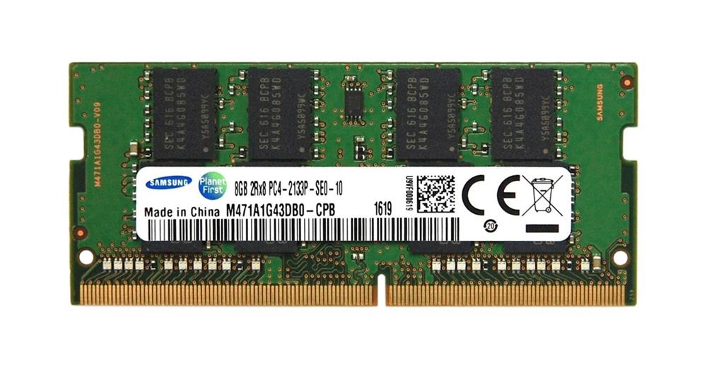 Samsung M471A1G43DB0-CPB 8 GB Memory Module - 2Rx8 - DDR4 SDRAM - PC4-2133p - SO-DIMM - 2133 MHz - Non-ECC (M471A1G43DB0-CPB) thumbnail