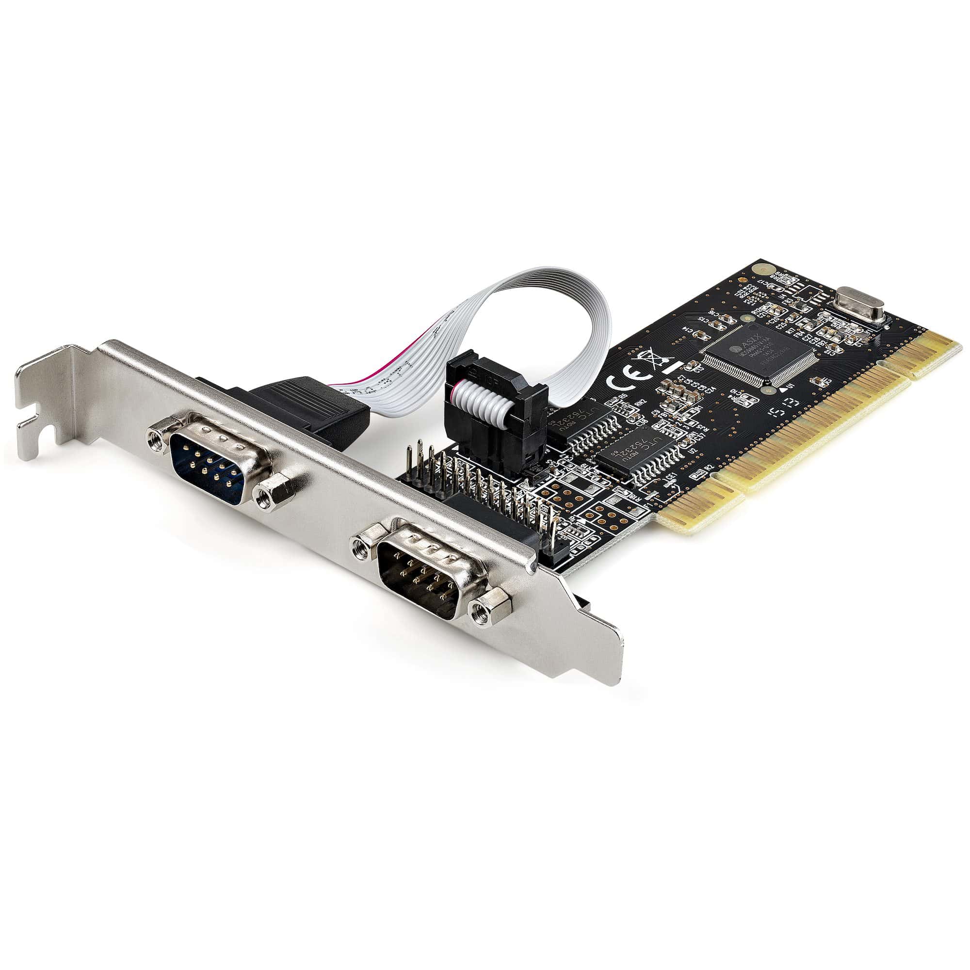 StarTech RS232 PCI Card - PCI to 2 Serial Port Card - PCI 2-Port DB9 Serial Controller Card (PCI2S1P2) thumbnail