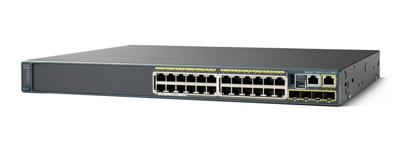 Cisco Refurb/Catalyst 2960 Plus 24 10/100 PoE+ (WS-C2960+24PC-S-RF) thumbnail