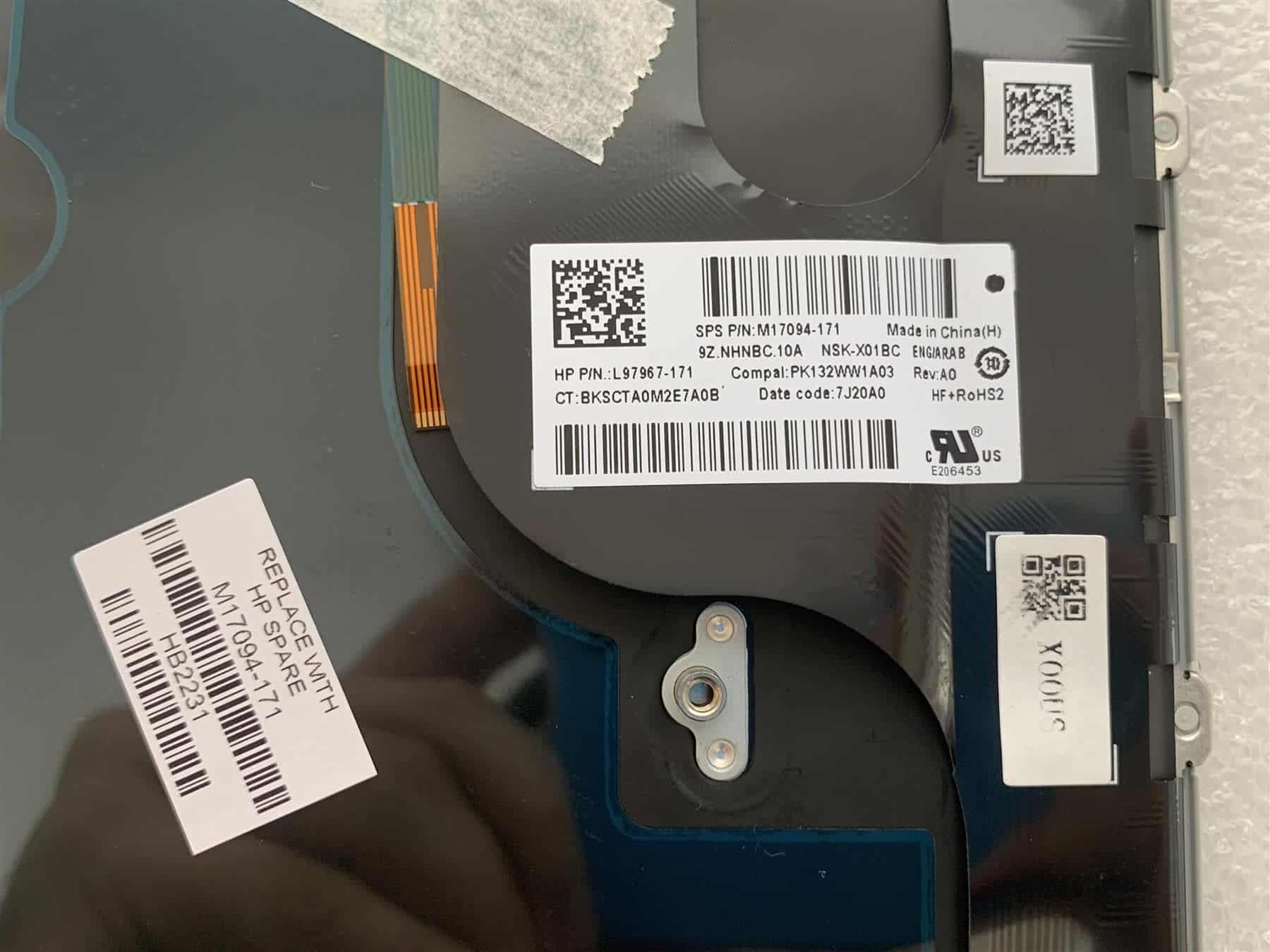 HP SPS-KB CP+PS BL SR ARAB (L97967-171) thumbnail