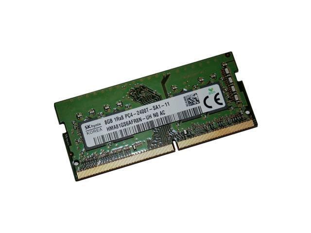 HYNIX 8GB (1*8GB) 1RX8 PC4-19200T-S DDR4-2400MHZ SODIMM (HMA81GS6AFR8N-UH) thumbnail