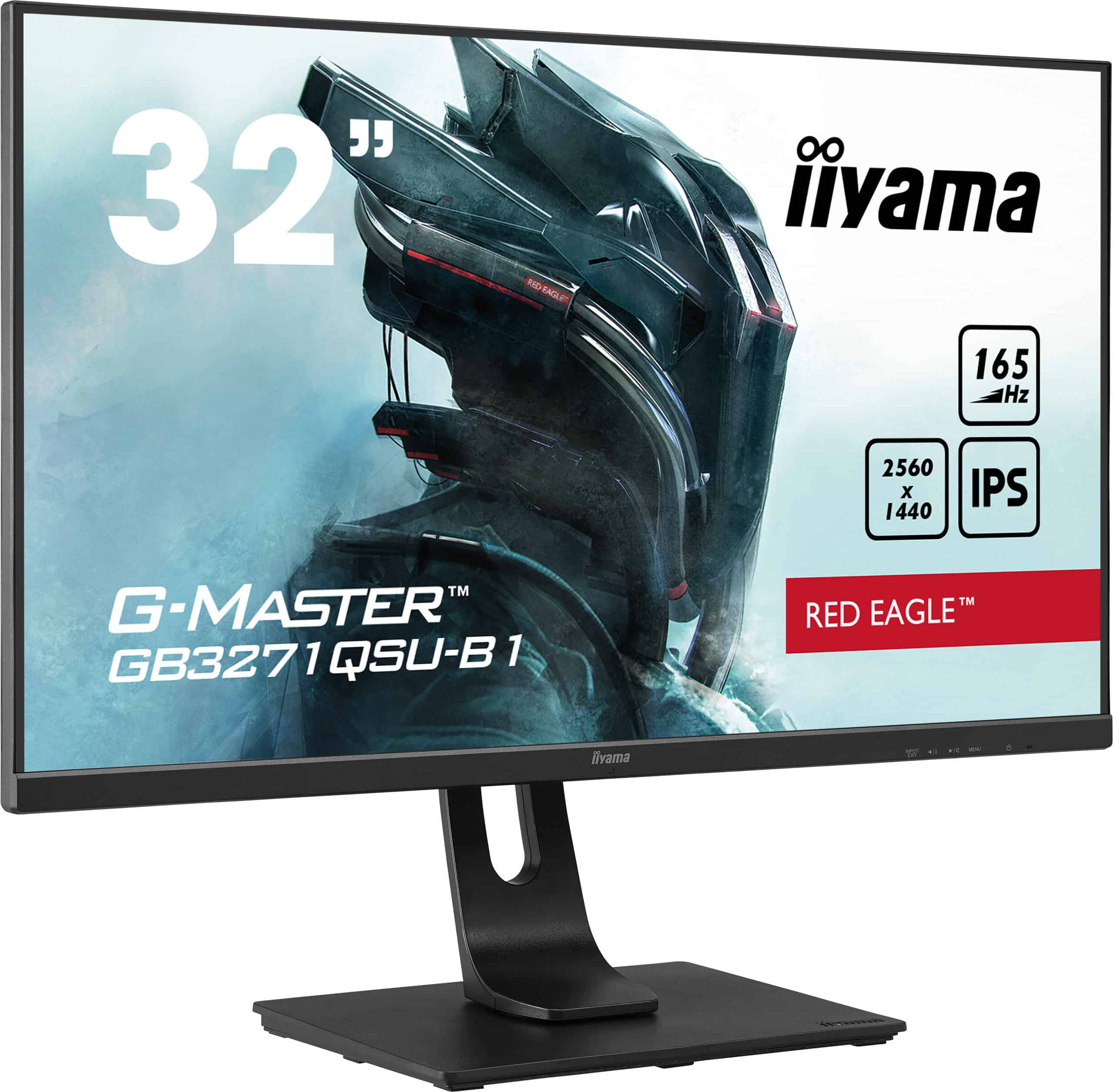 iiyama G-MASTER GB3271QSU-B1 computer monitor 80 cm (31.5") 2560 x 1440 Pixels Wide Quad HD LED Zwart (GB3271QSU-B1) thumbnail