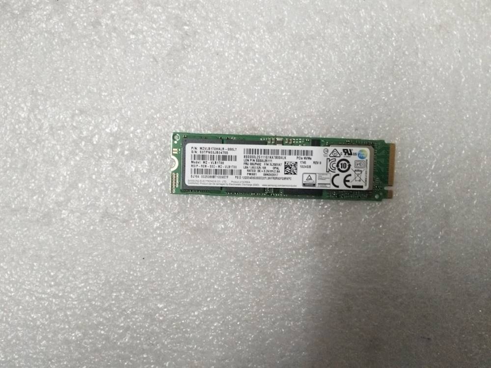 Lenovo Intel 760p 1TB M.2 2280 PCIe SSDPEKKW010T8L SSD (01FR543) (01FR543) thumbnail