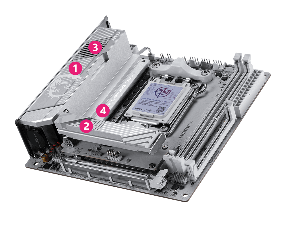 MSI MPG X870I EDGE TI EVO WIFI AM5 MB (MPG X870I EDGE TI EVO WIFI) thumbnail