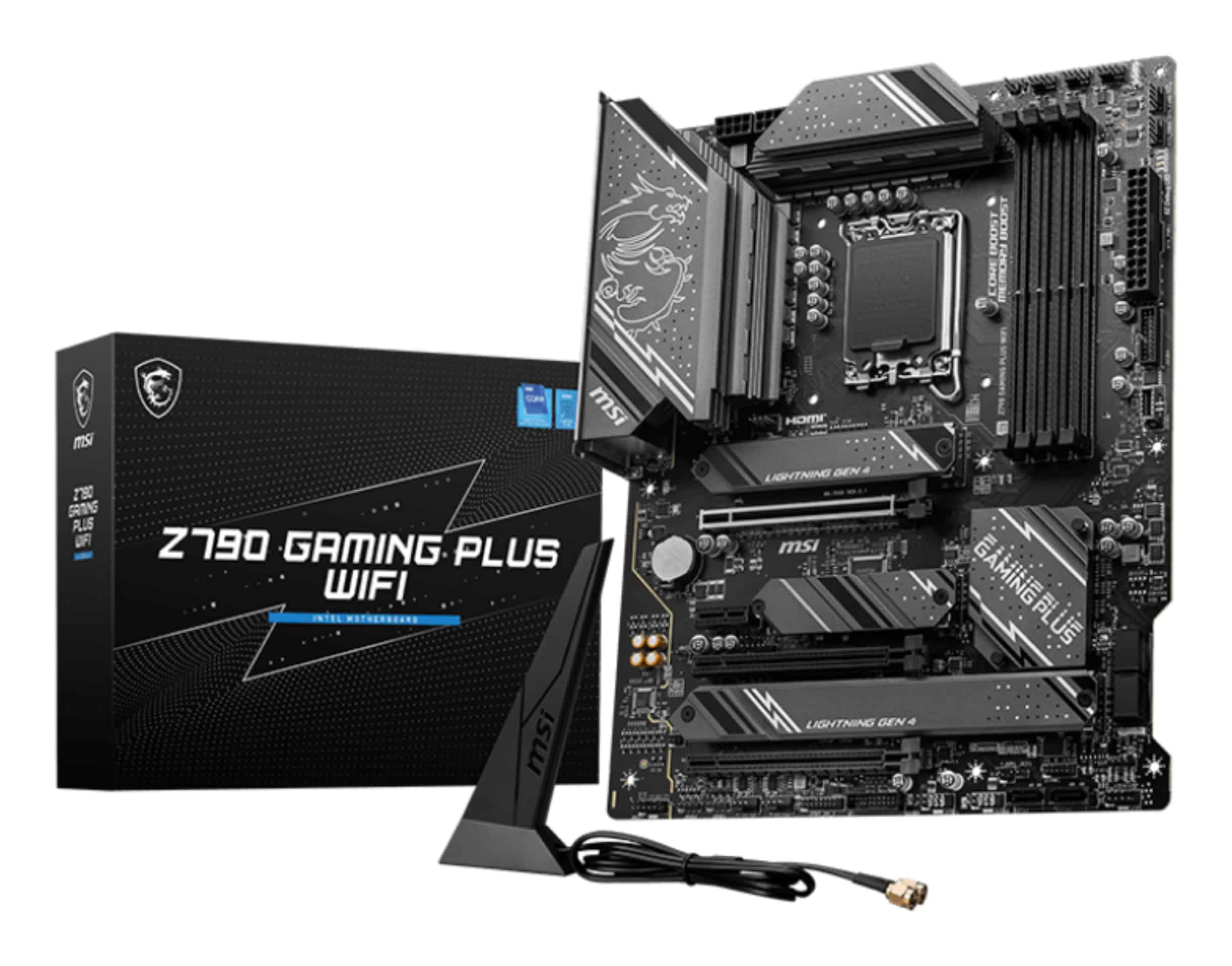 MSI Z790 GAMING PLUS WIFI moederbord Intel Z790 LGA 1700 ATX (Z790 GAMING PLUS WIFI) thumbnail