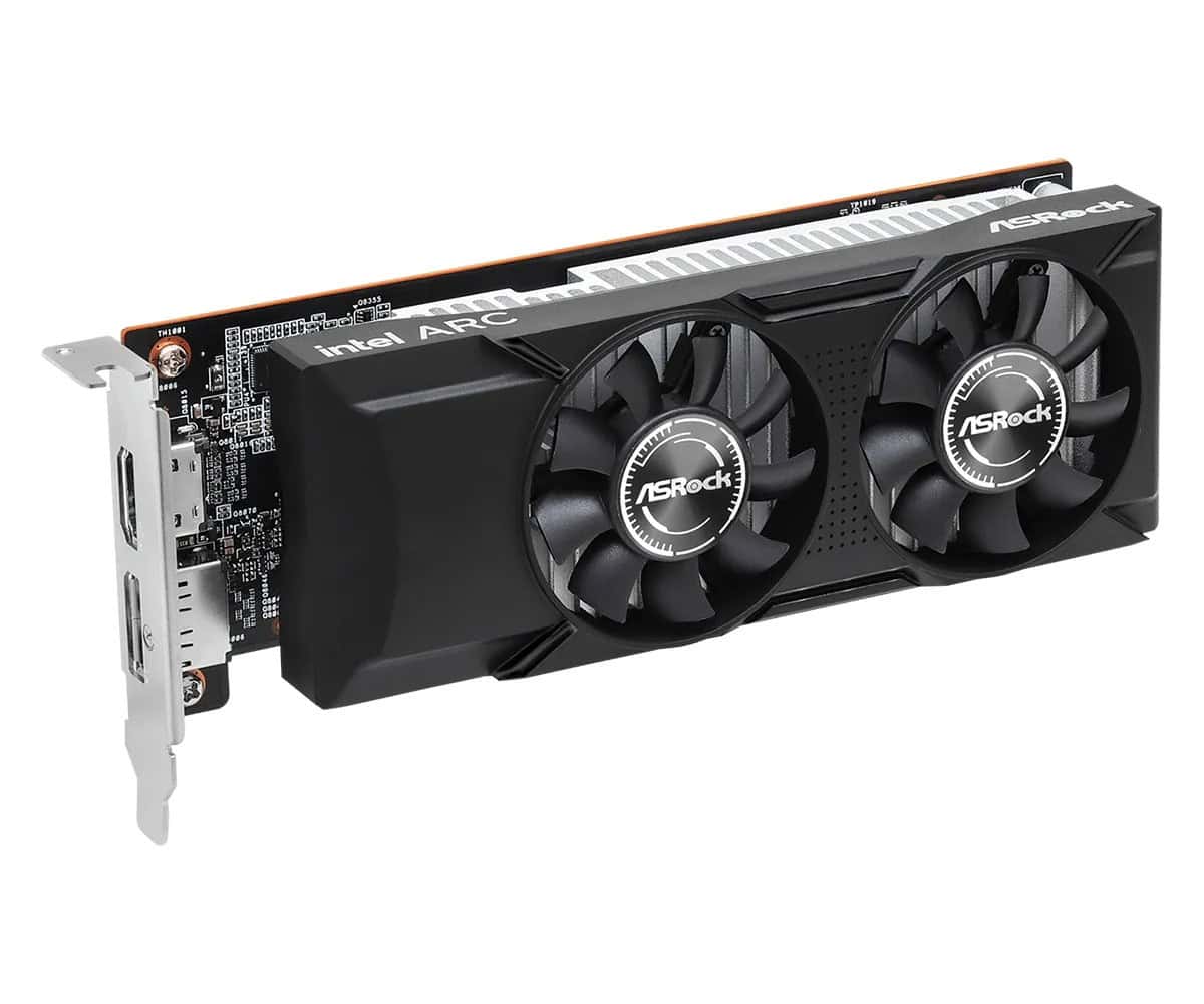 Asrock Intel Arc A310 Low Profile 4GB - Arc A310 - 4 GB - GDDR6 - 64 Bit - 7680 x 4320 Pixel - PCI Express x8 4.0 (90-G4NZZ-00UA (90-G4NZZ-00UANF) thumbnail