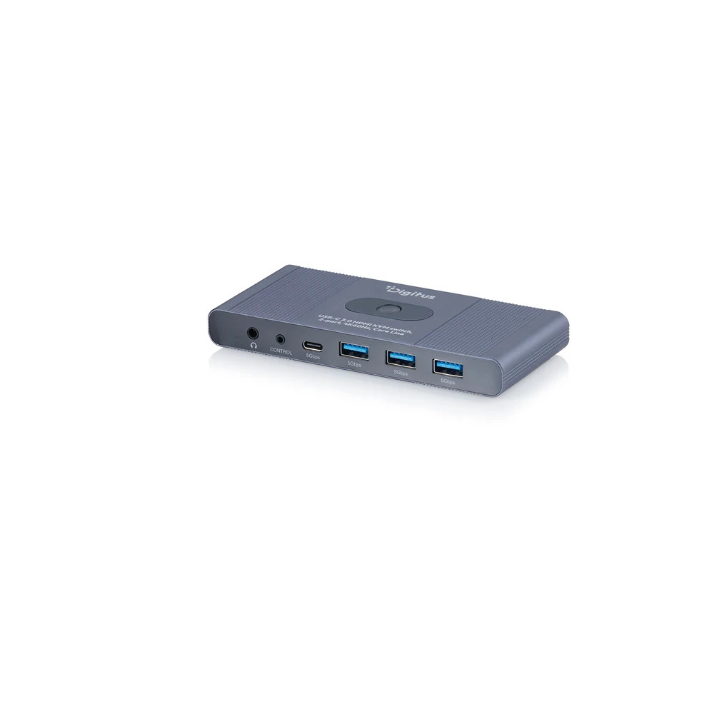 DIGITUS Docking USB-C->HDMI,USB-C 3,0.2-Port,4K60Hz Coreline (DS-12855) thumbnail