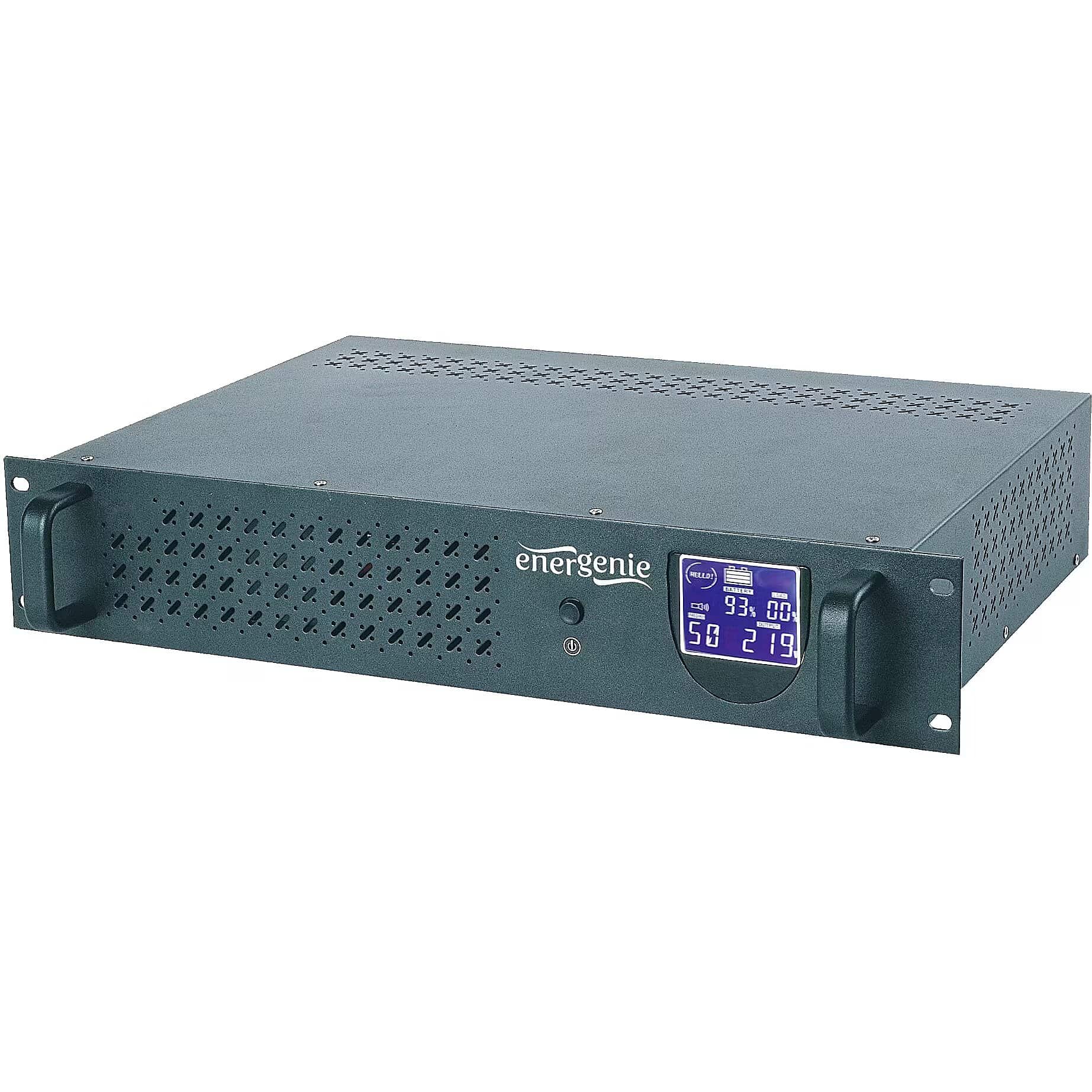 GEMBIRD UPS-RACK-1500 Gembird UPS Line-In 1500VA RACK 19 34U, 4xIEC 230V OUT,IEC14 IN,RJ11,USB, LCD (UPS-RACK-1500) thumbnail