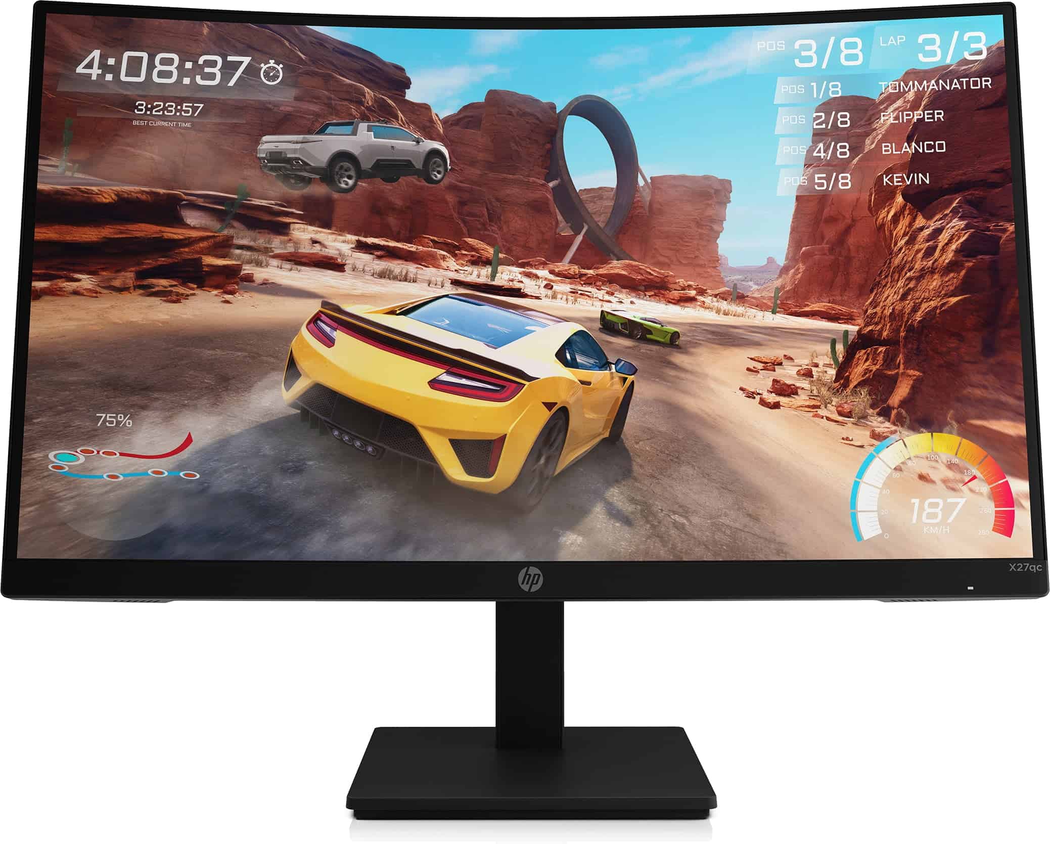 HP SPS-MON,X27QC QHD GAMING MONITOR-T (M46650-001) thumbnail
