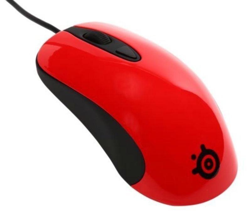 MSI SteelSeries Kinzu V3 Optical Gaming Mouse - Red - USB (H01-0001708) thumbnail
