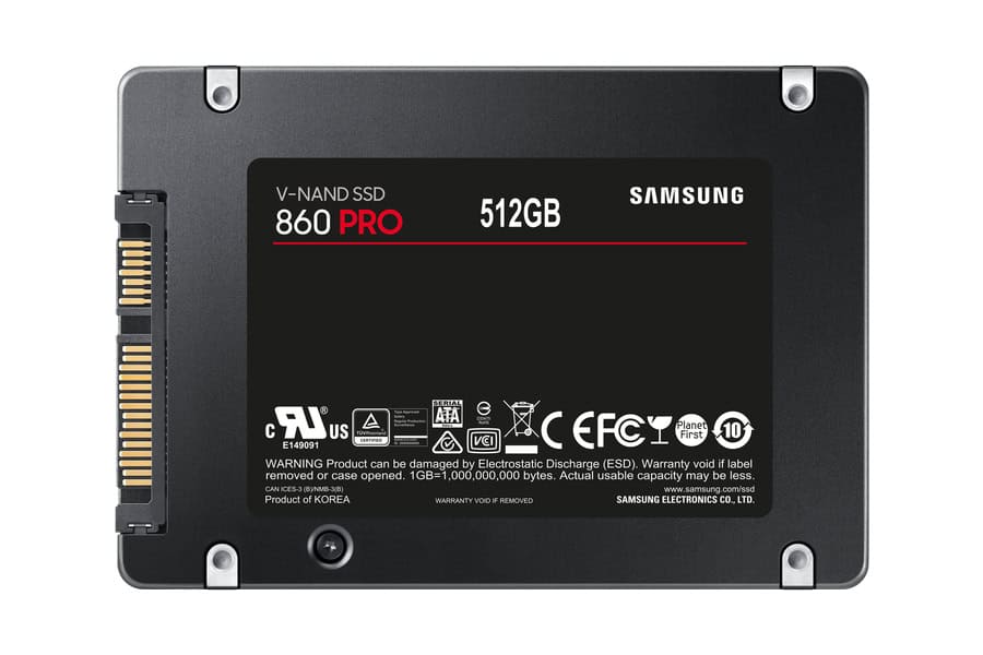 Samsung 860 PRO 2.5" 512 GB SATA III V-NAND MLC (MZ-76P512B/EU) thumbnail
