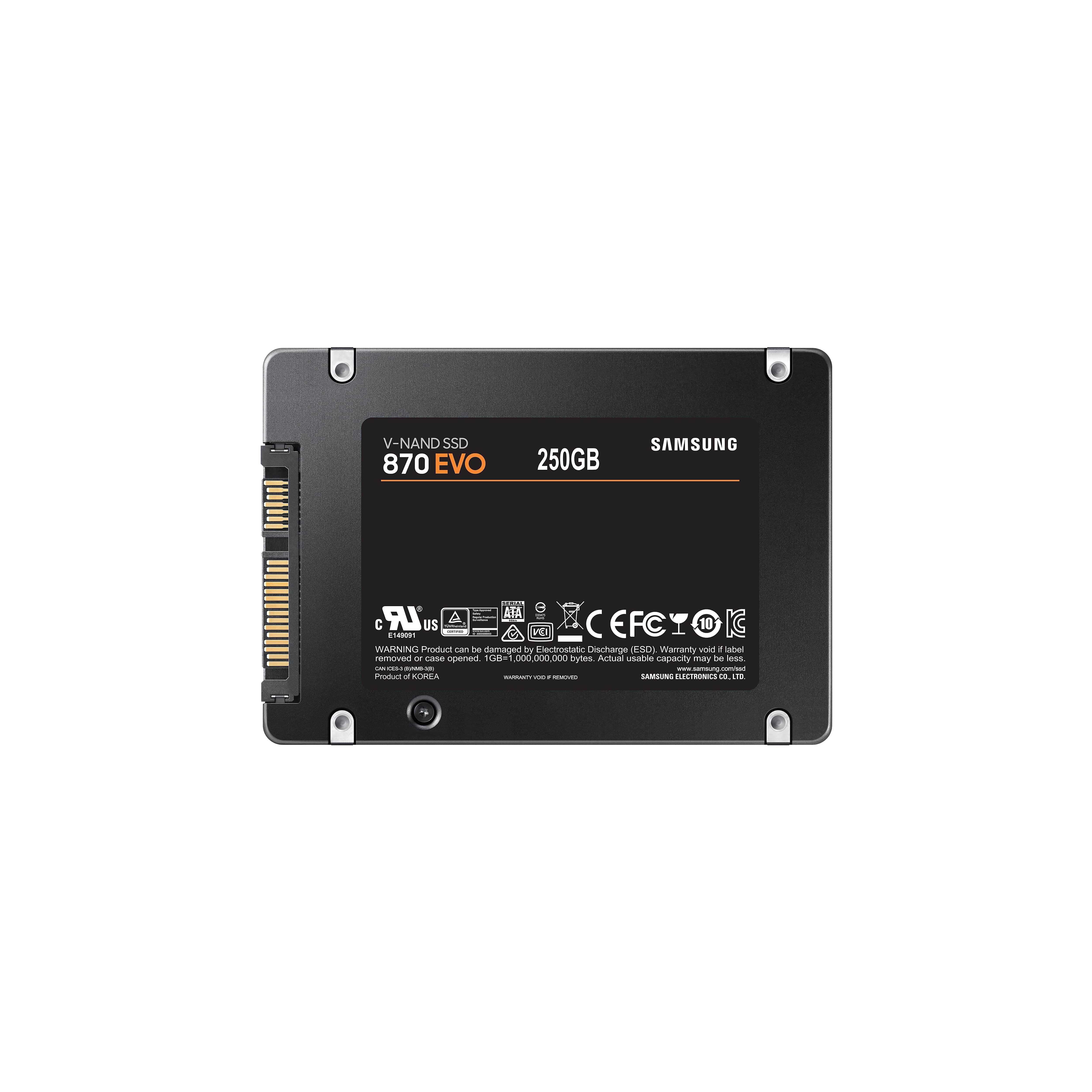 Samsung 870 EVO 2.5 250 GB SATA III V-NAND (MZ-77E250B/EU) thumbnail