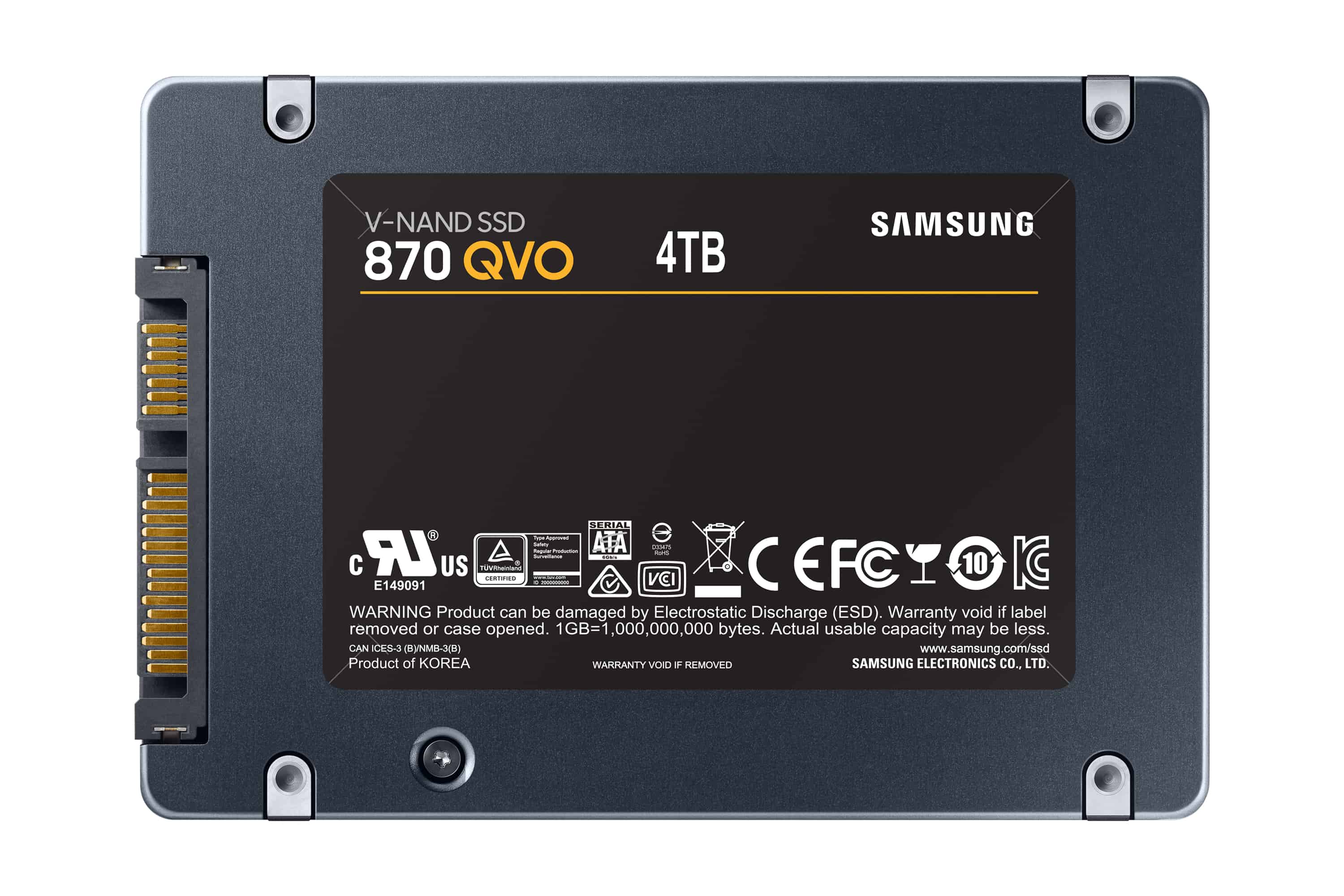 Samsung MZ-77Q4T0 2.5" 4000 GB SATA III V-NAND MLC (MZ-77Q4T0BW) thumbnail