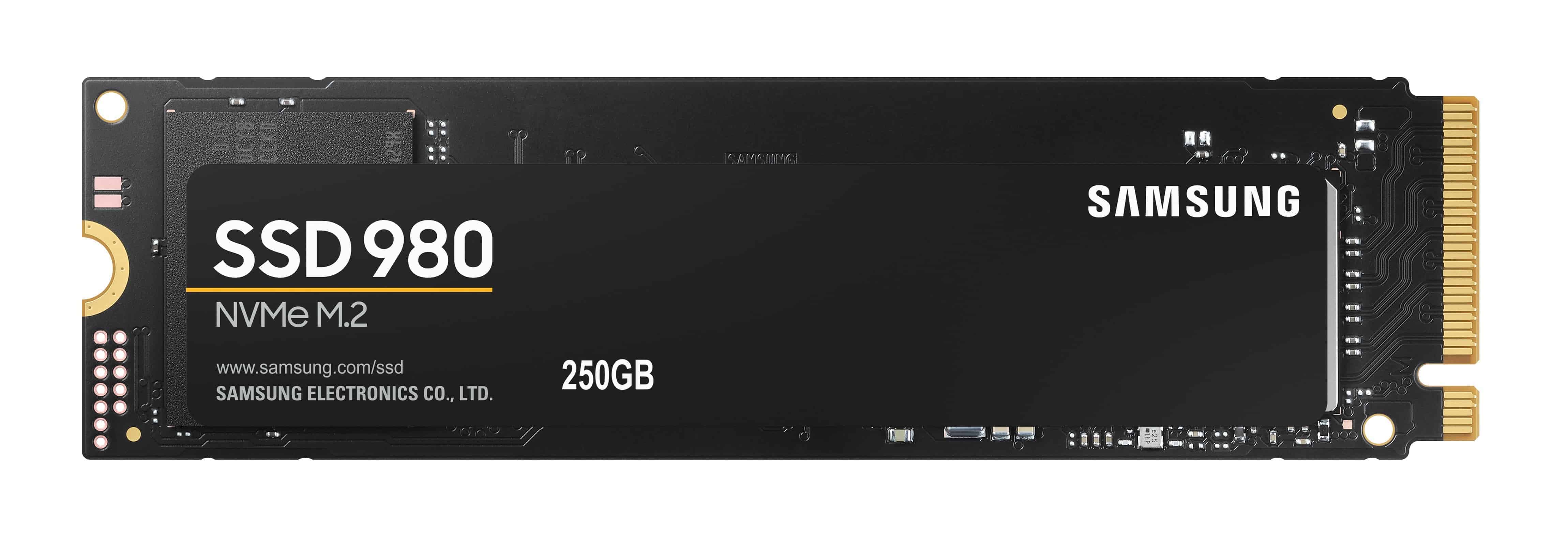Samsung 980 M.2 250 GB PCI Express 3.0 V-NAND NVMe (MZ-V8V250BW) thumbnail