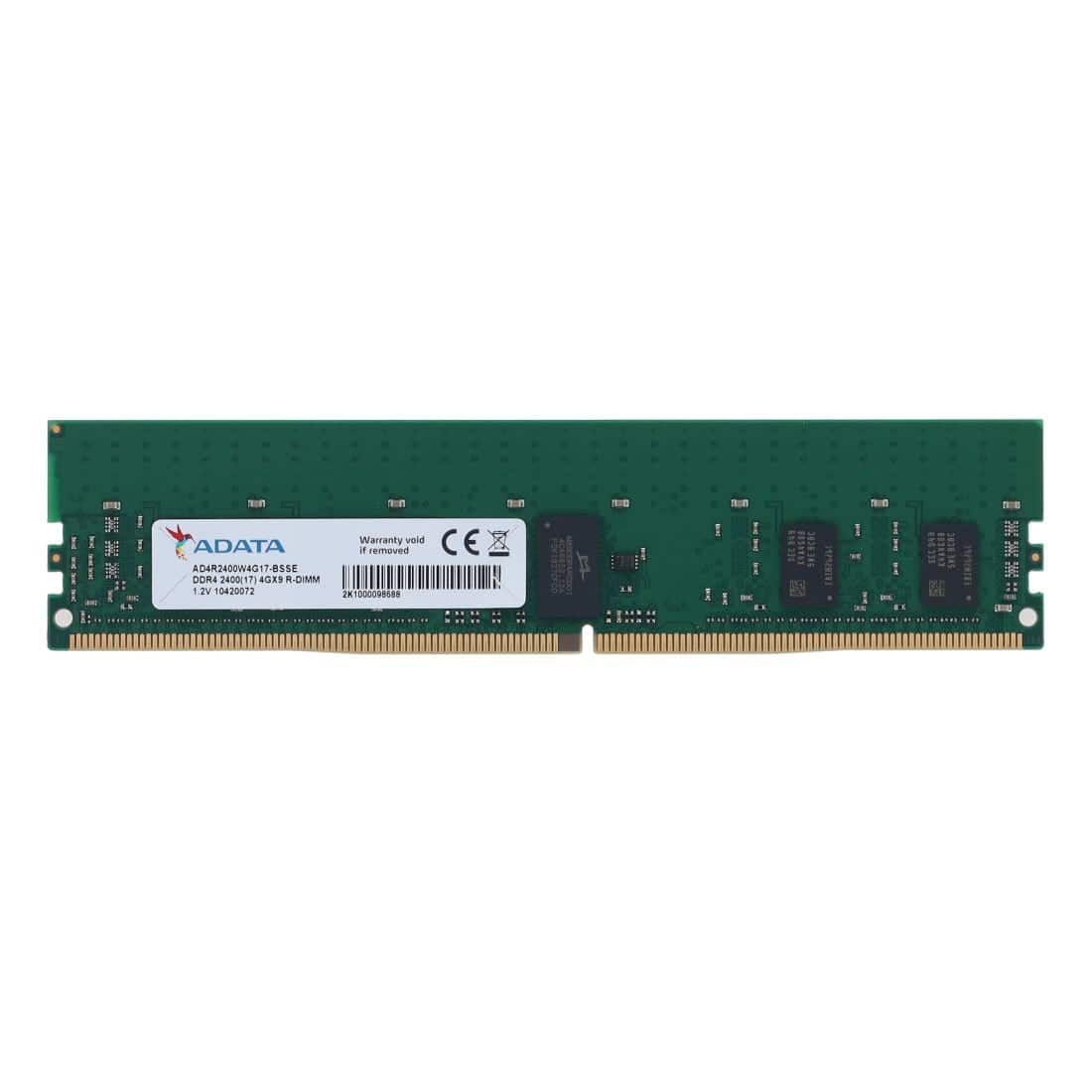 ADATA 4GB (1*4GB) 1RX8 PC4-19200U DDR4-2400MHZ UDIMM (AD4R2400W4G17-BSSE) thumbnail