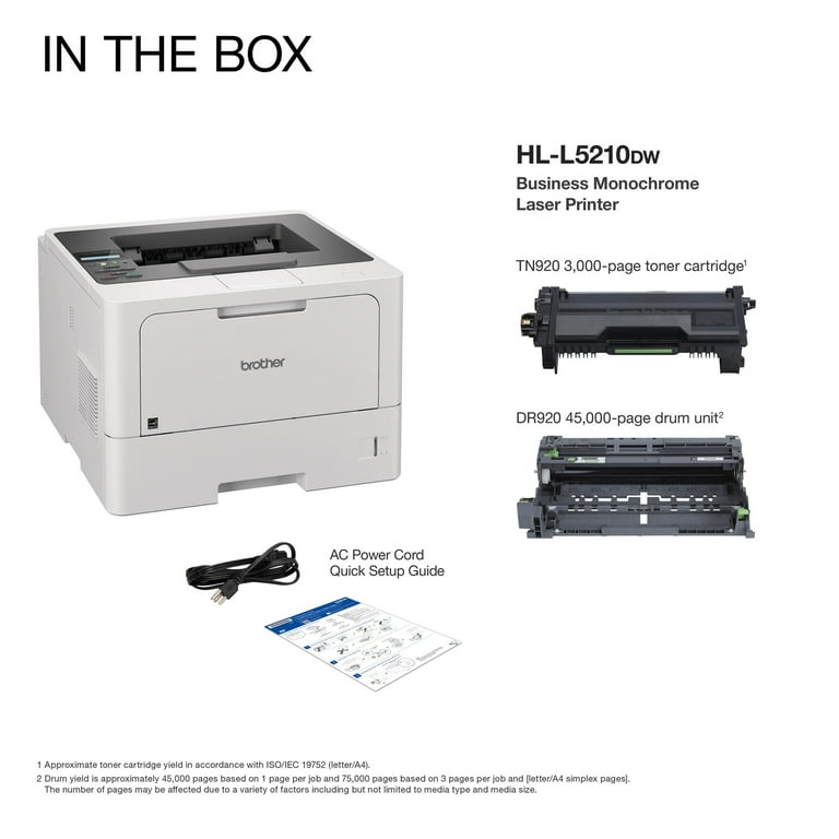 Brother HL-L5210DW Professional mono laser pri (HLL5210DWZW1) thumbnail