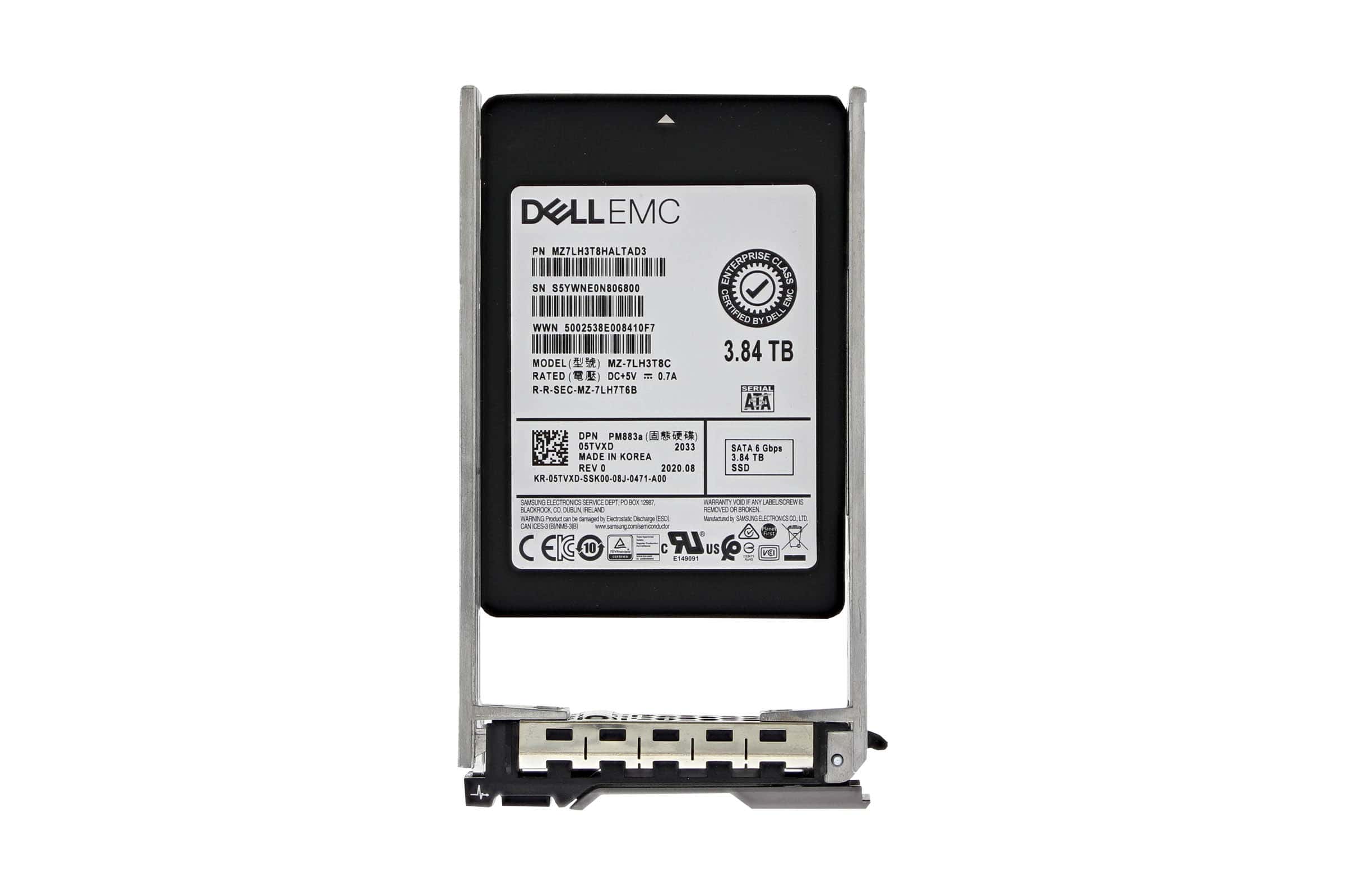 Dell SSDR,3.8T,2E,IT06,2.5,M-P8A,EC (5TVXD-RFB) thumbnail
