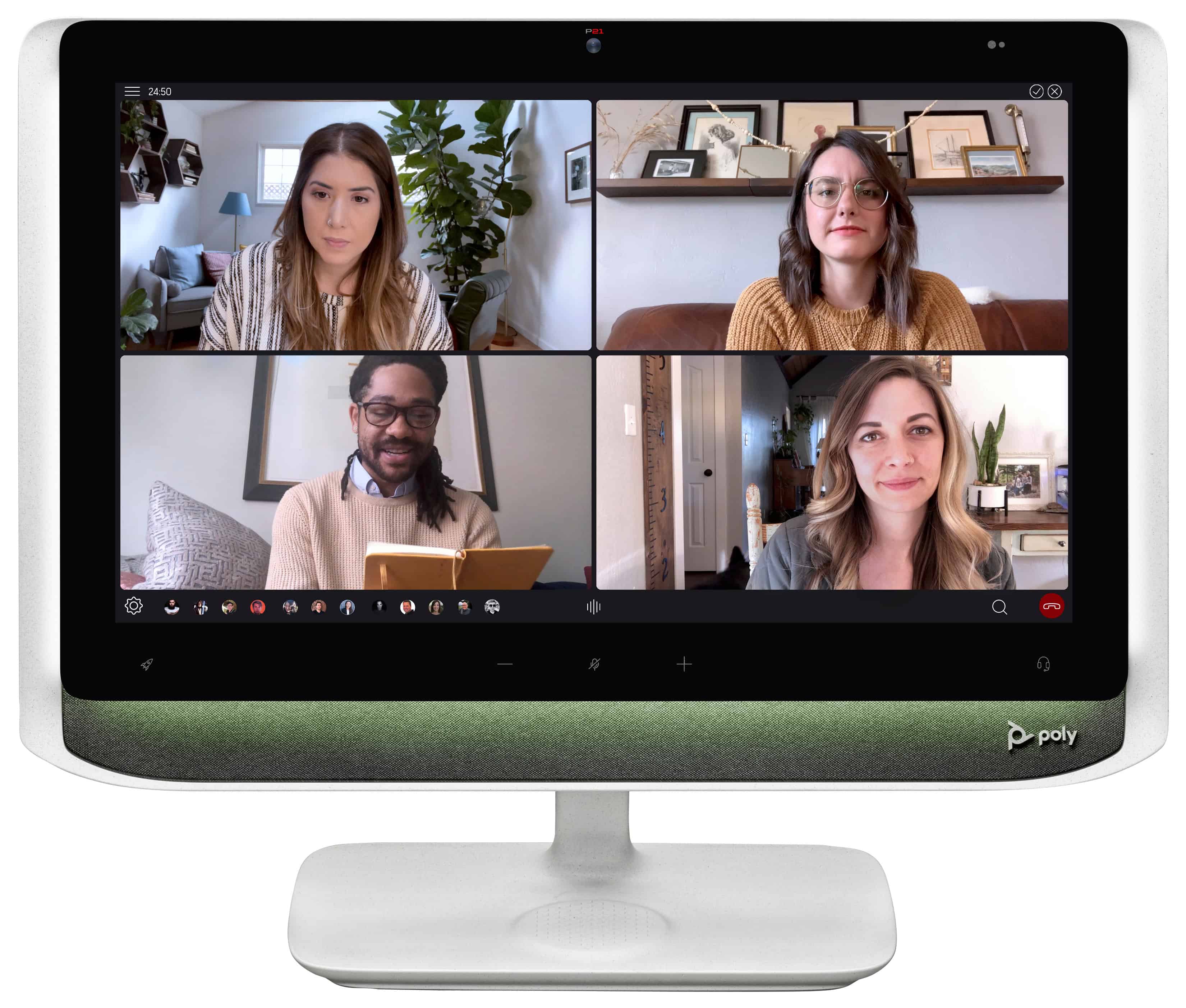HP Poly Studio P21Personal Meeting FHD Display 54,6 cm (21.5") 1920 x 1080 Pixels Wit (760Q9AA#ABB) thumbnail