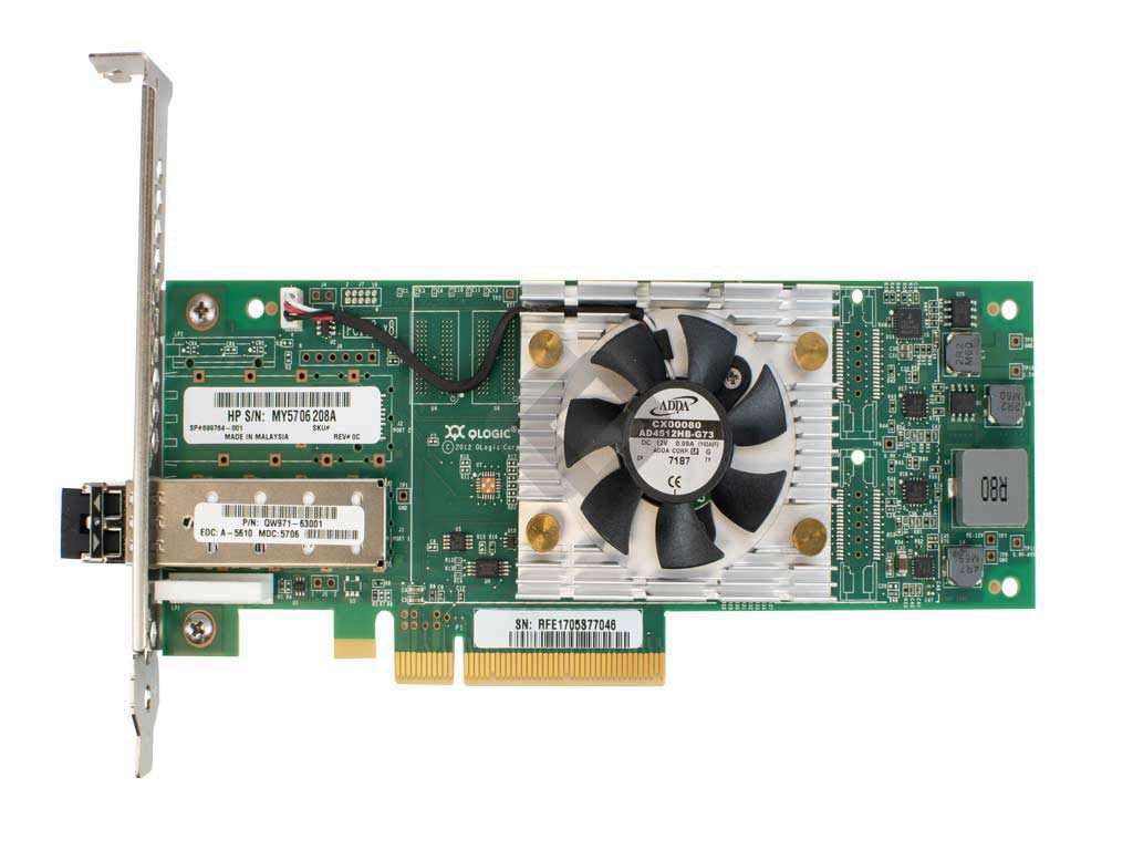 HPE HBA STOREFABRIC SN1000Q 16G FC 1-PORT LONG PROFILE (QW971A-LP) thumbnail