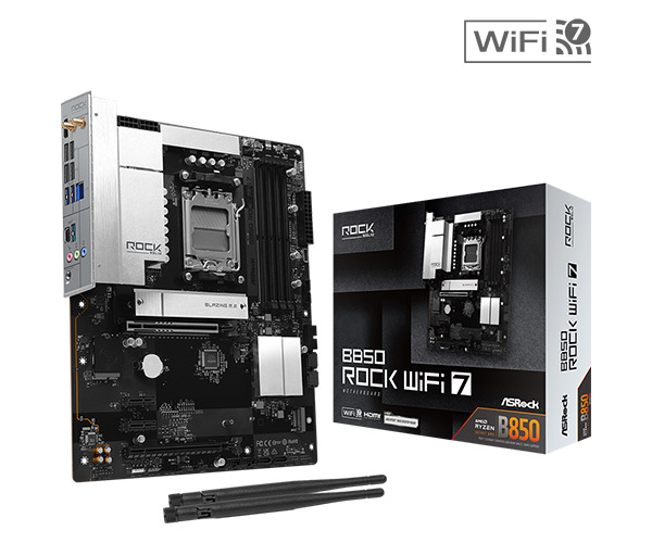 ASRock B850 Rock WiFi7 AM5 ATX HDMI/USB-C (90-MXBU20-A0UAYZ) thumbnail