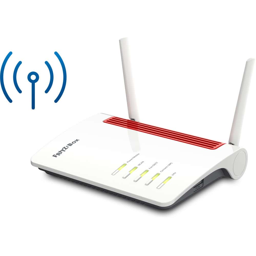 Box FRITZ! 6850 4G International draadloze router Gigabit Ethernet Dual-band (2.4 GHz / 5 GHz) Wit (20003085) thumbnail