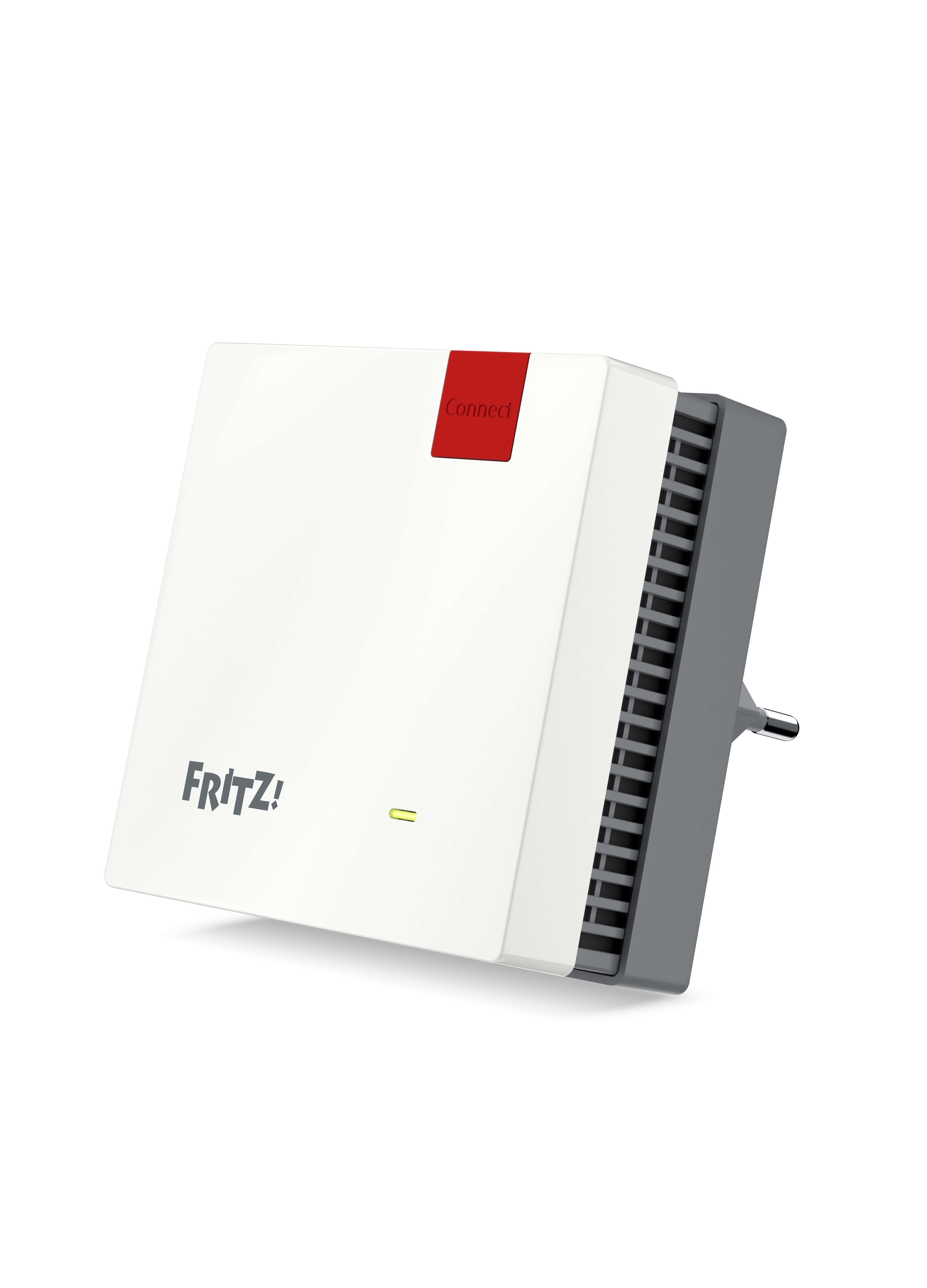 Repeater Mesh Wi-Fi Extender 1600 (FRITZ! 1200 AX International) Netwerkrepeater Wit 10, 100, 1000 Mbit/s (20003192) thumbnail